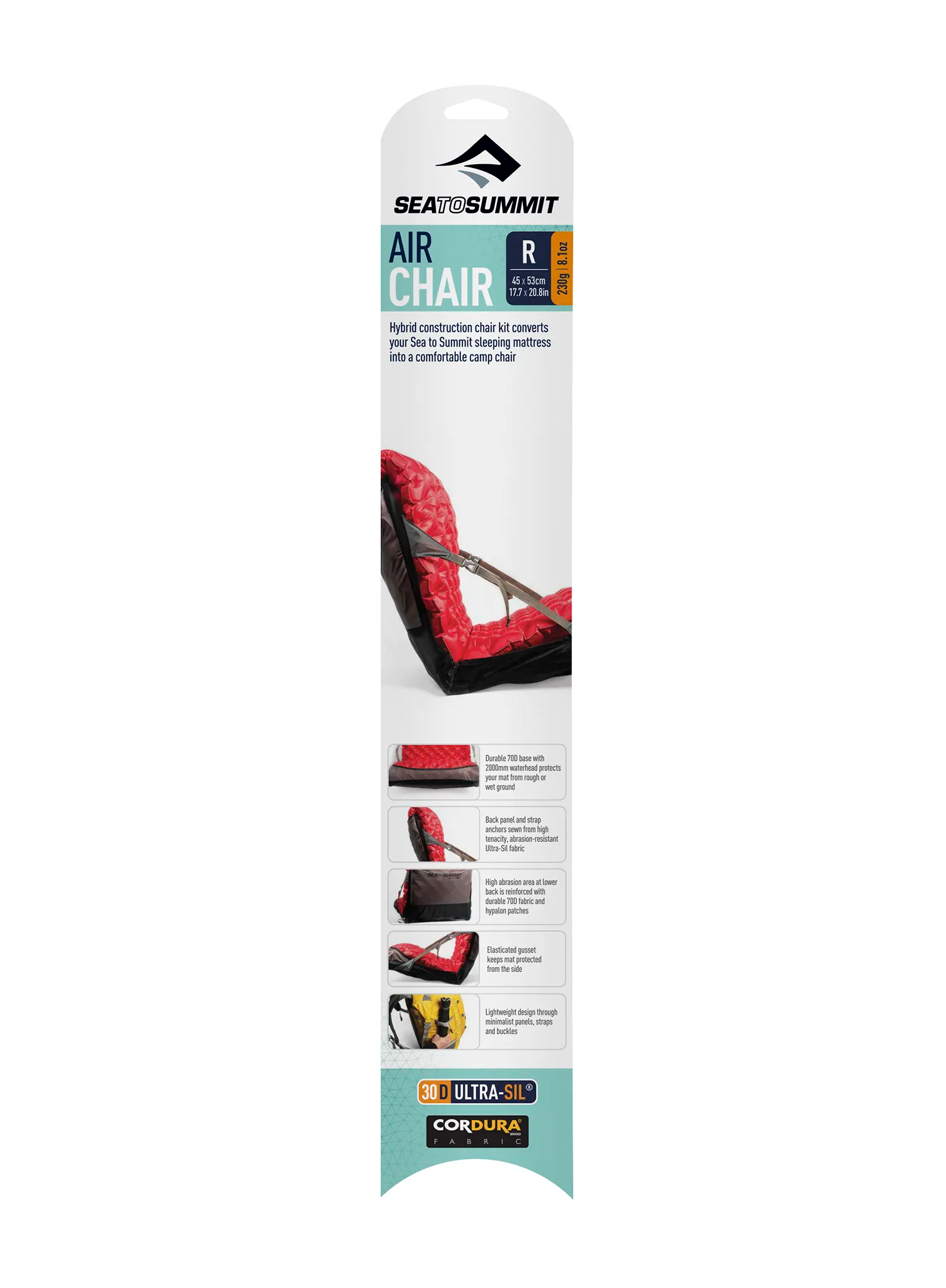Kilimėlis sėdėjimui Sea to Summit Air Chair R - grey