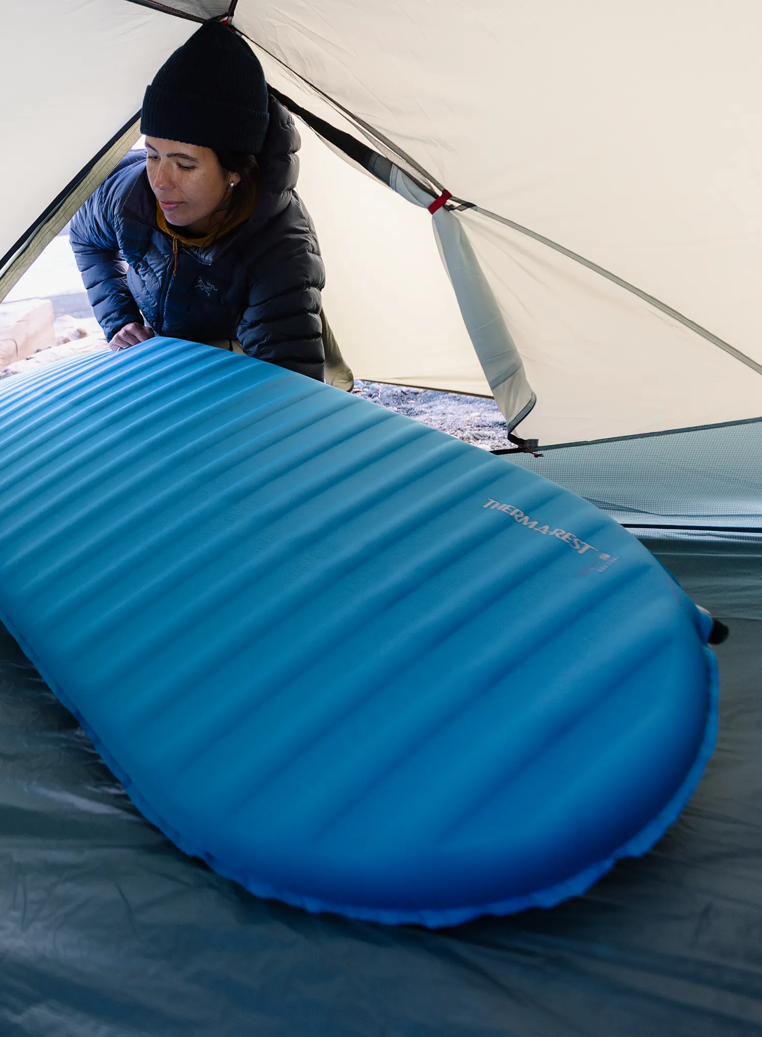 Savaime prisipučiantis kilimėlis Therm a Rest Trail Pro RW - tide
