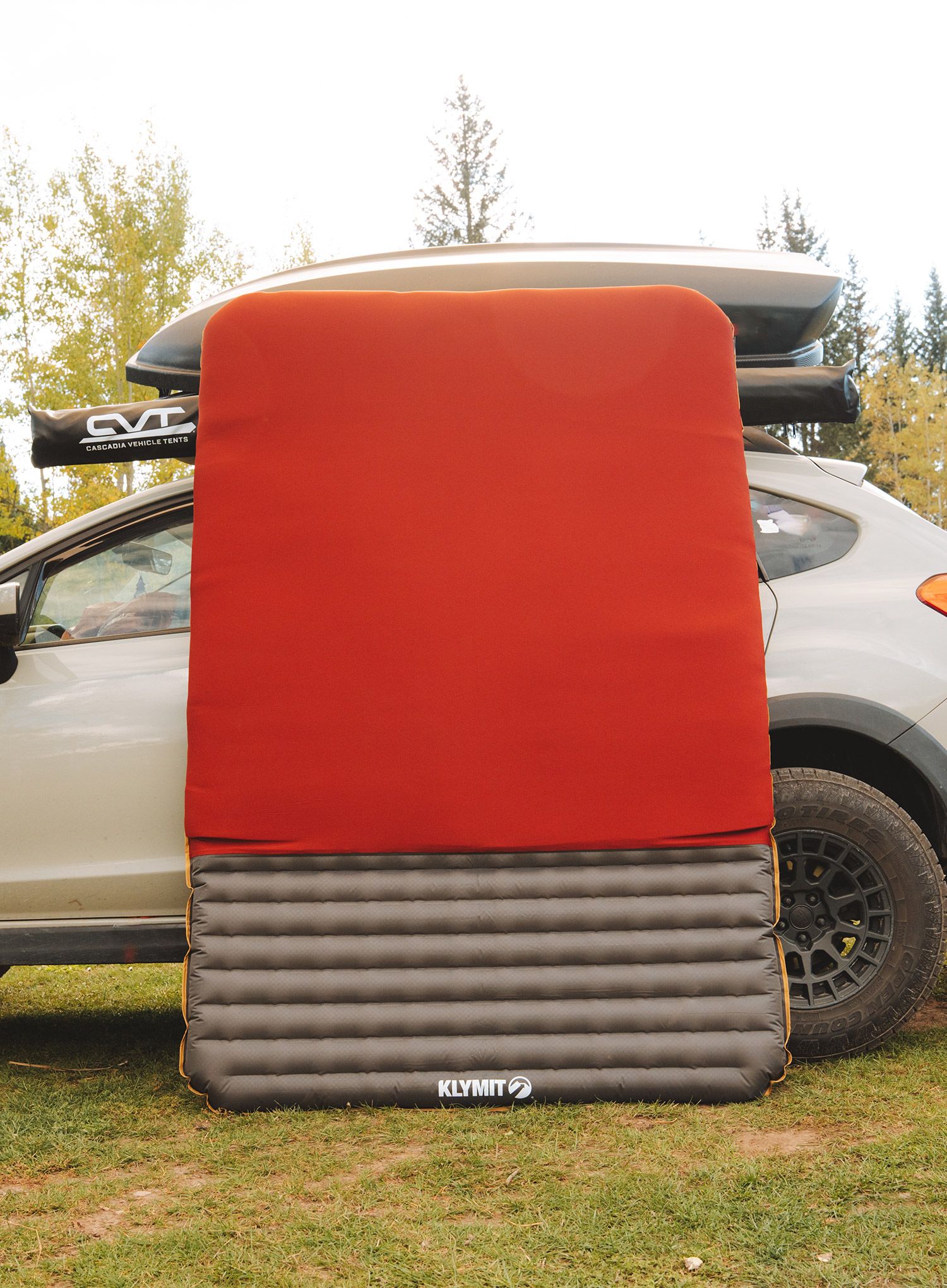 Turistinis kilimėlis Klymit Insulated Klymaloft Sleeping Pad Double - red