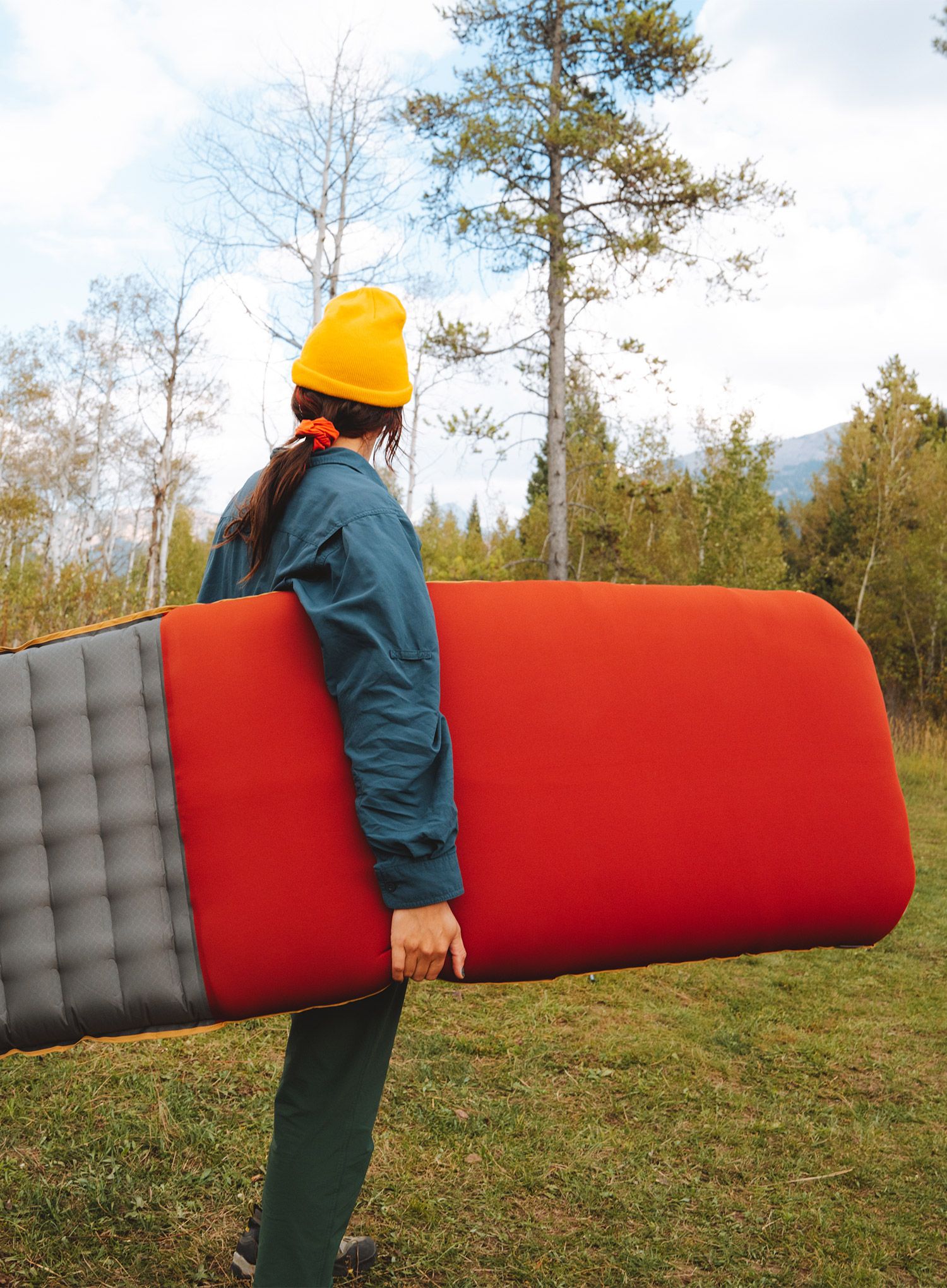 Turistinis kilimėlis Klymit Insulated Klymaloft Sleeping Pad XL - red