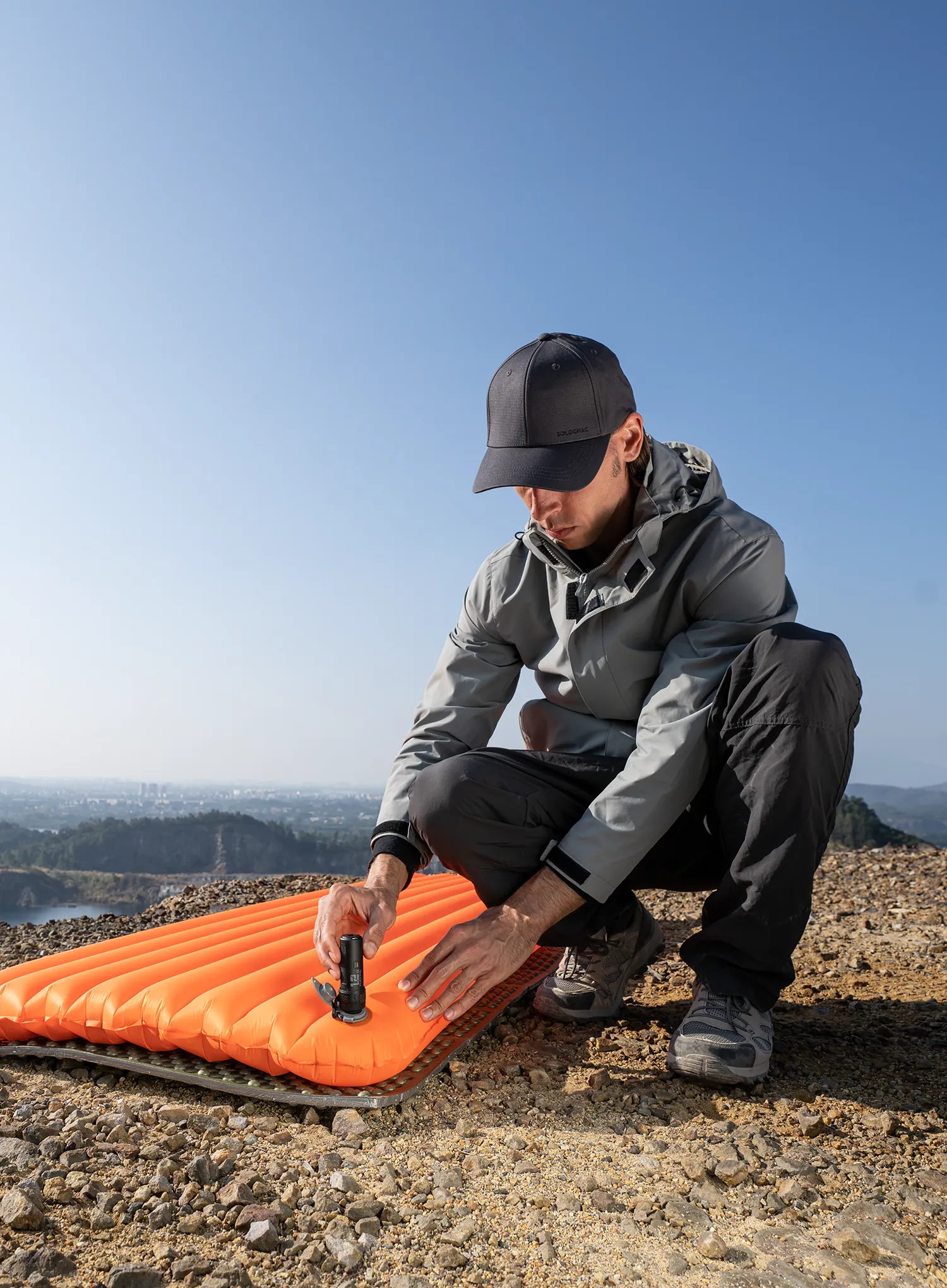 Pripučiamas čiužinys Flextail Zero Mattress R05 Regular - orange