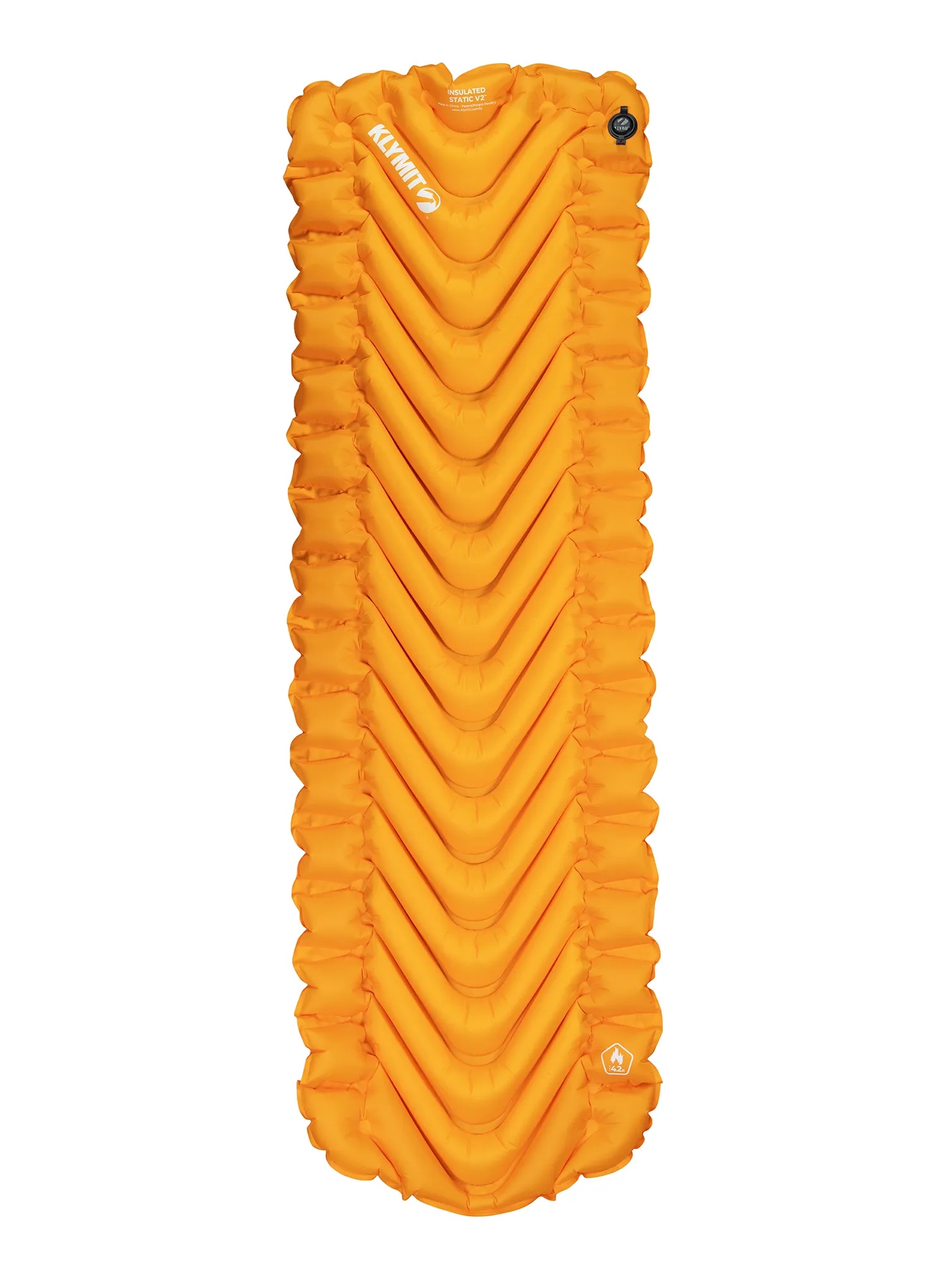 Pripučiamas čiužinys Klymit Static V2 - safron