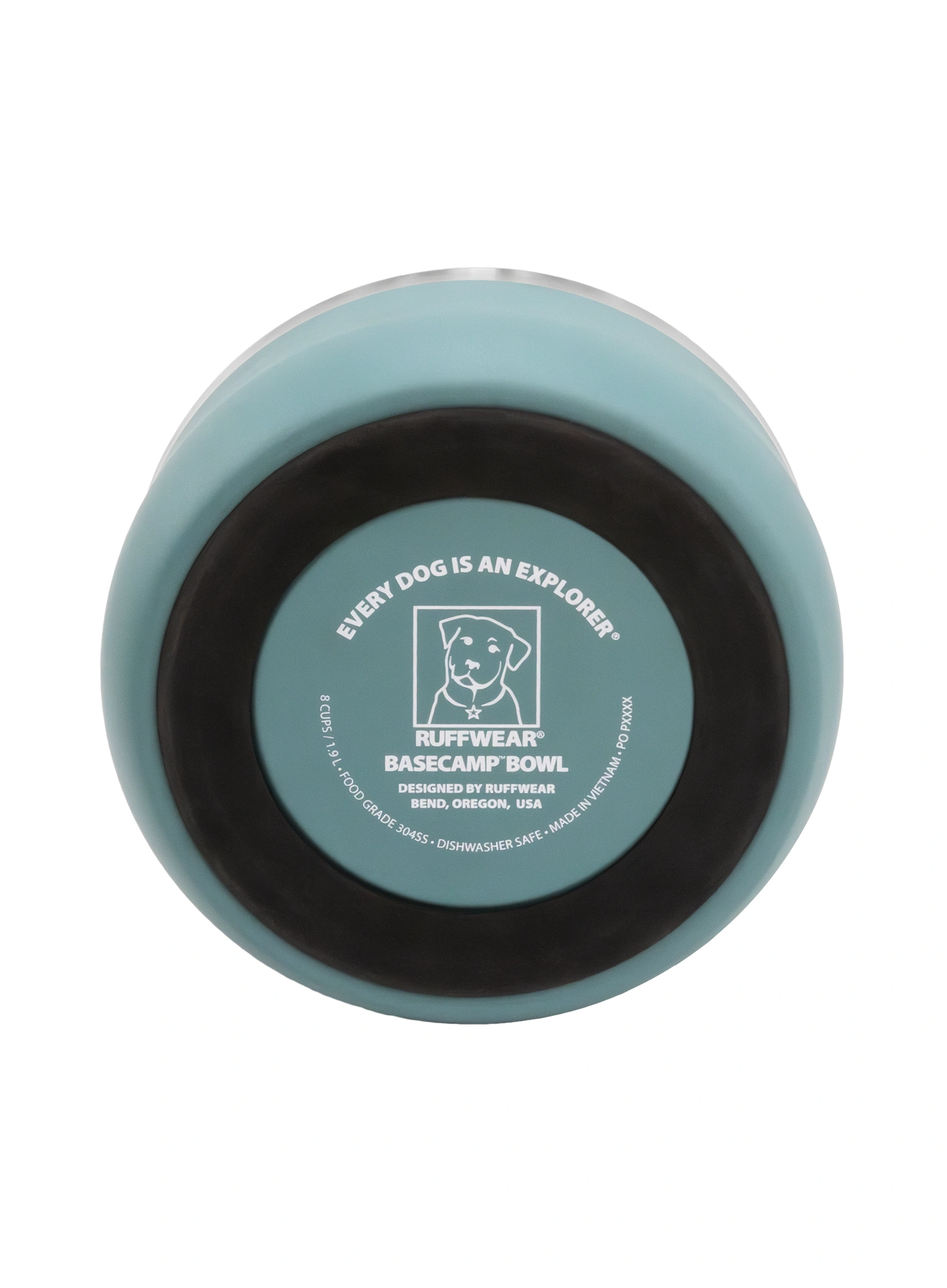Dubenėlis šuniui Ruffwear Basecamp Bowl - river rock green