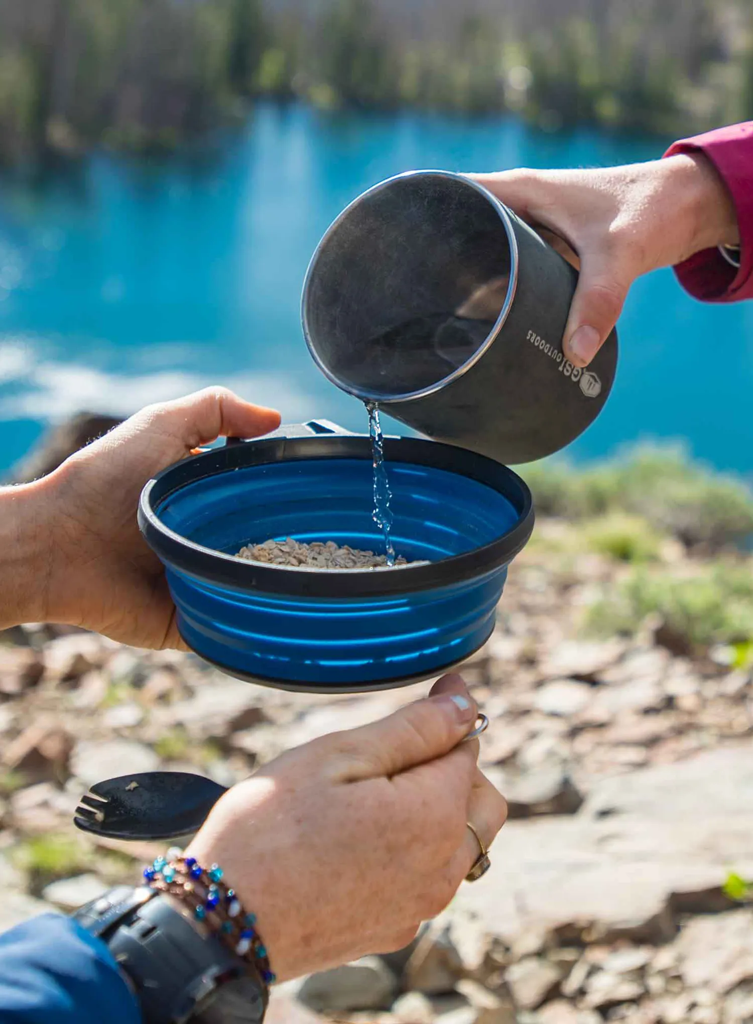 Turistinis dubuo GSI Outdoors Escape Bowl - blue