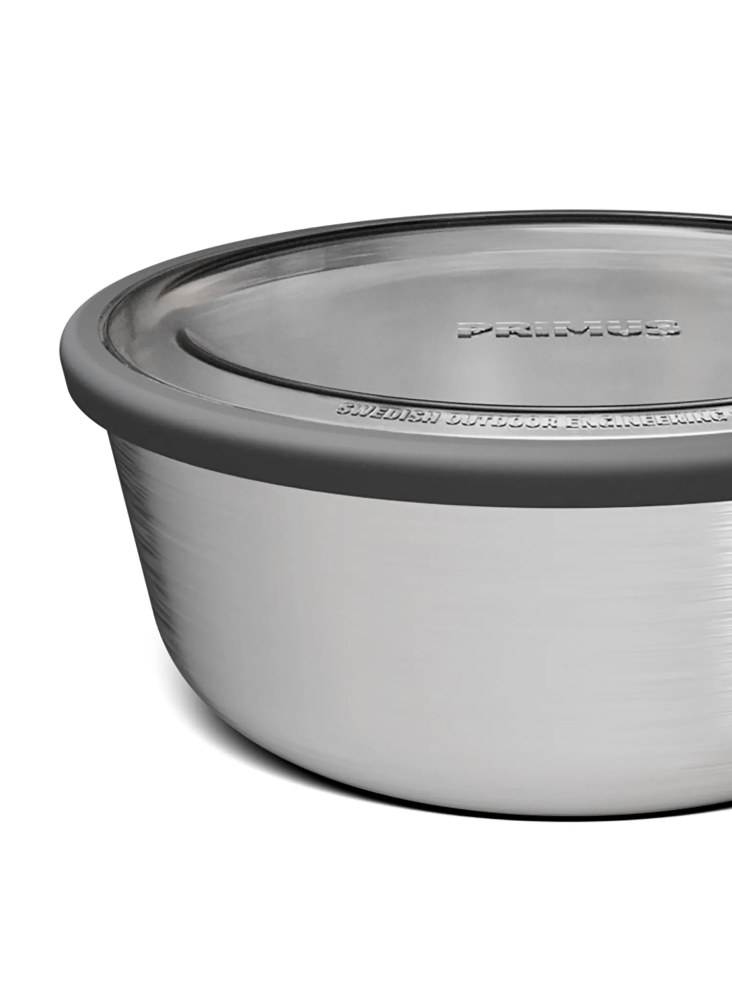 Turistinis dubuo Primus Prepping Bowl W. Lid 0.6L - stainless steel