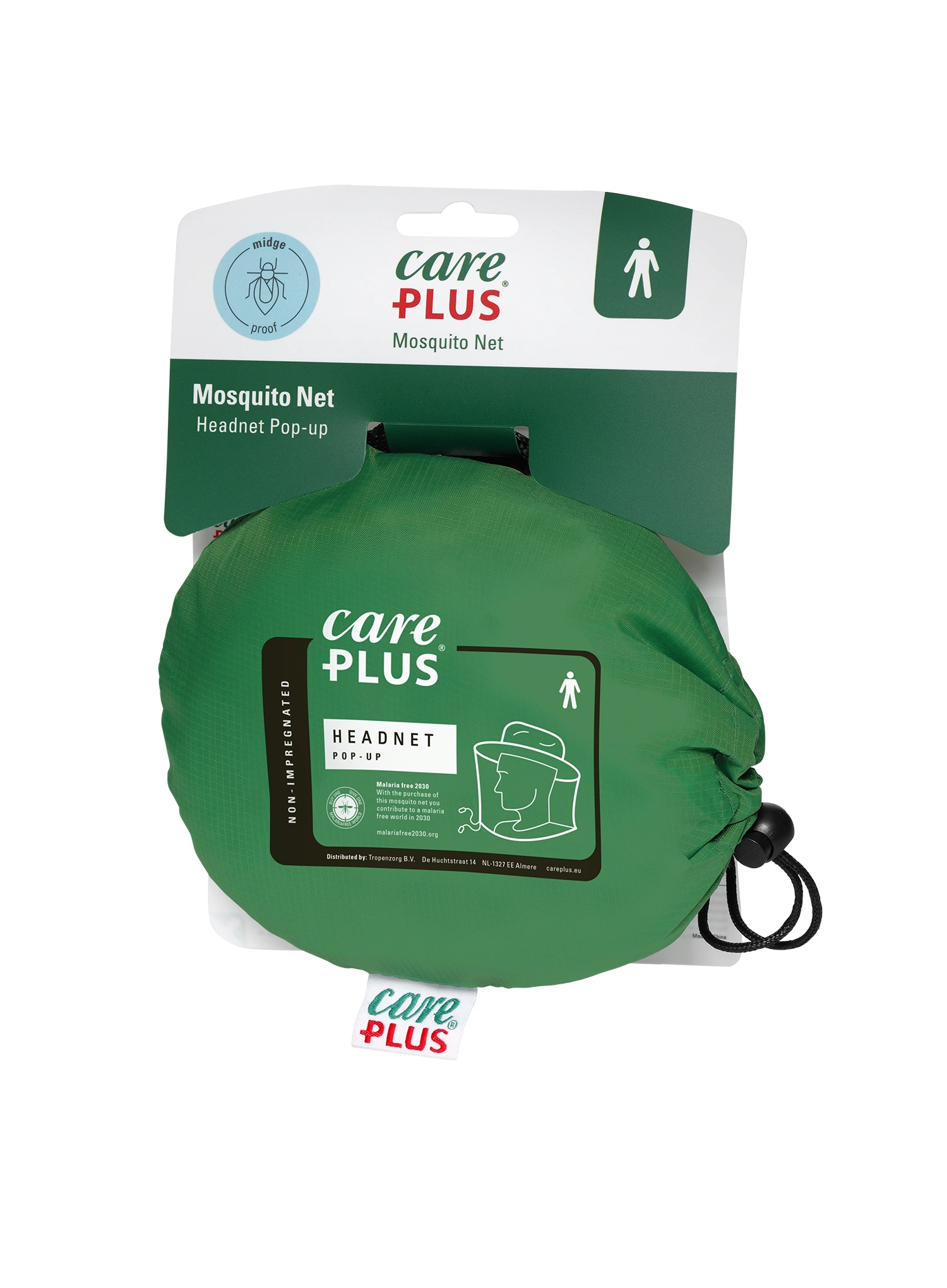Tinklelis nuo uodų Care Plus Pop-Up Head Net