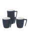 Turistiniai indai Outwell Gala 4 Person Mug Set - navy night