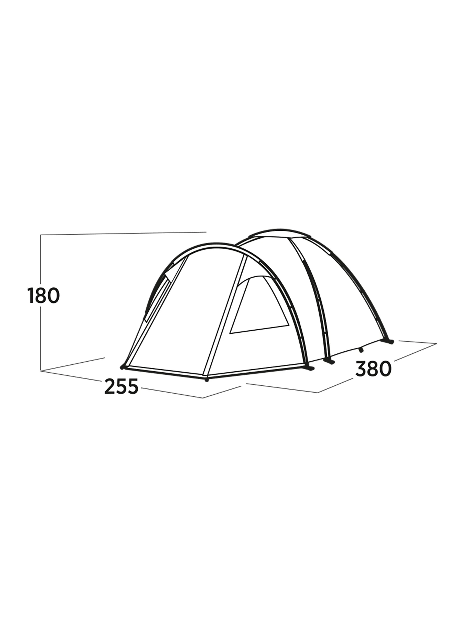 Keturvietė palapinė Easy Camp Kinn 4