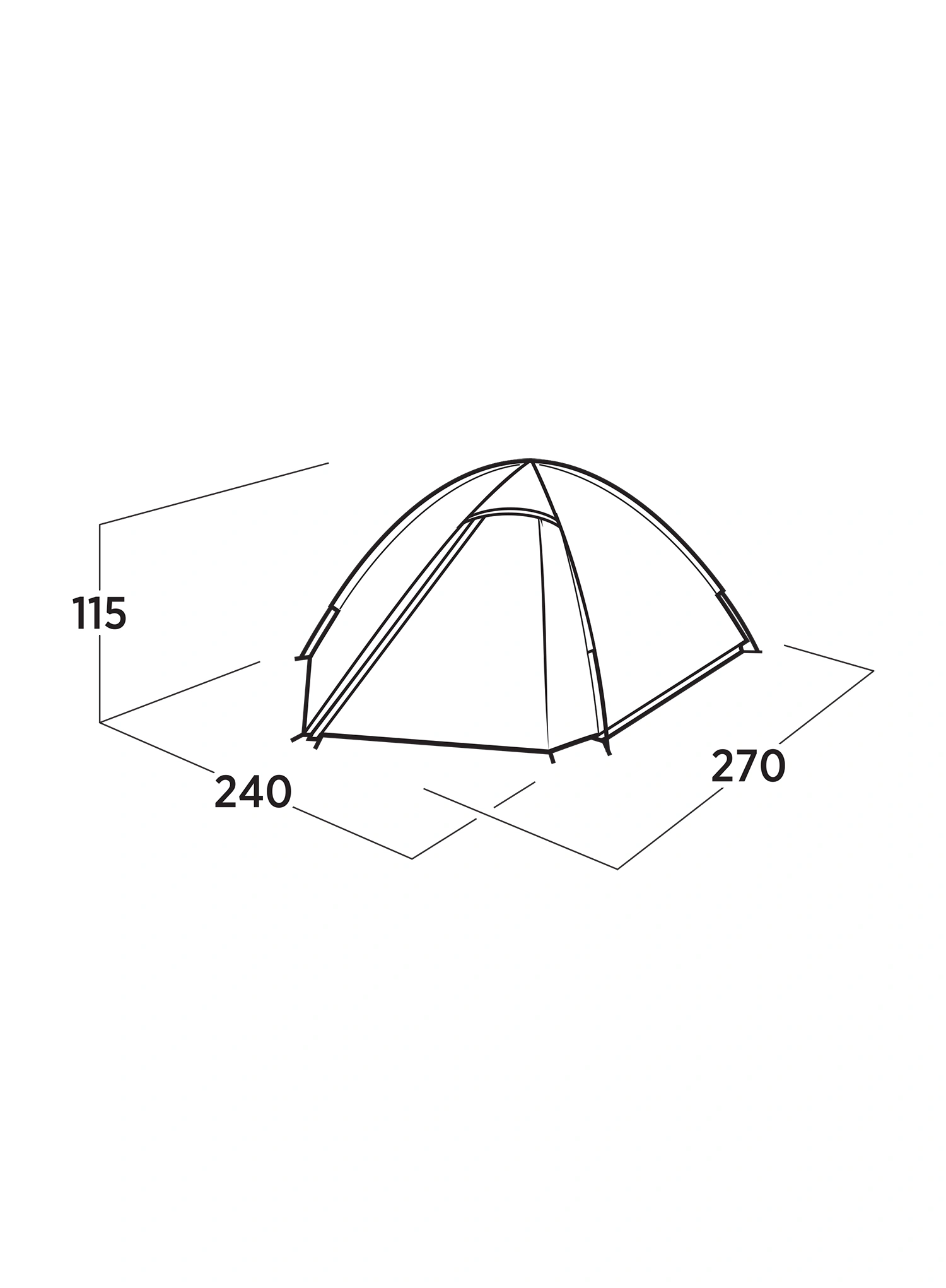 Palapinė Easy Camp Rondane 3