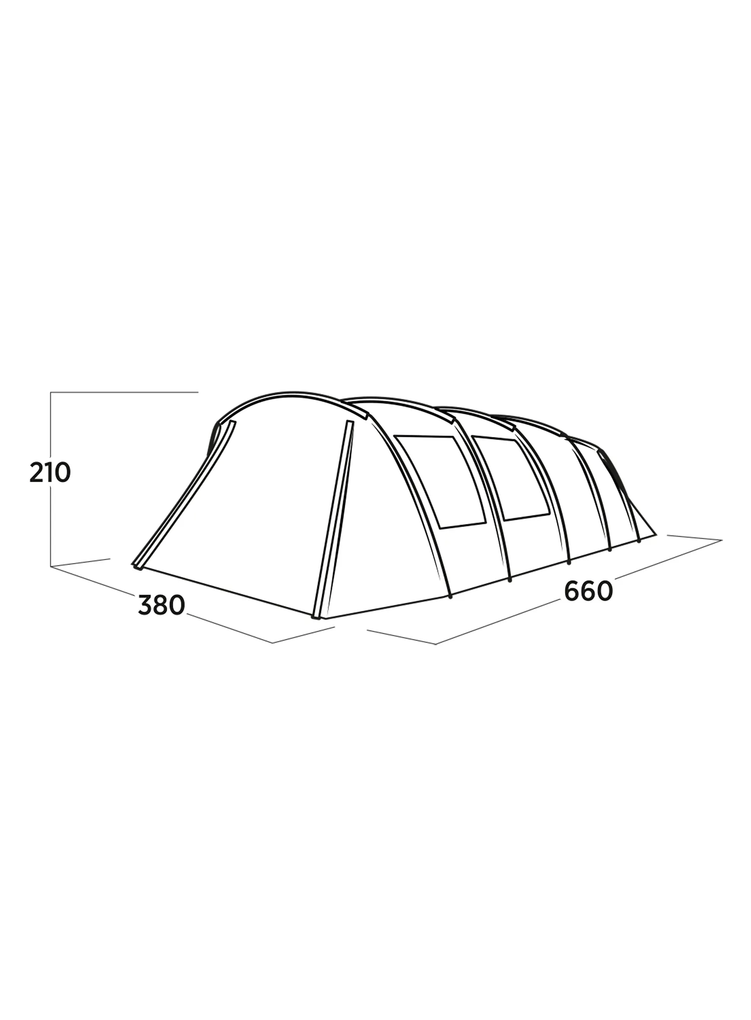 Šeimyninė palapinė Easy Camp Sola 6