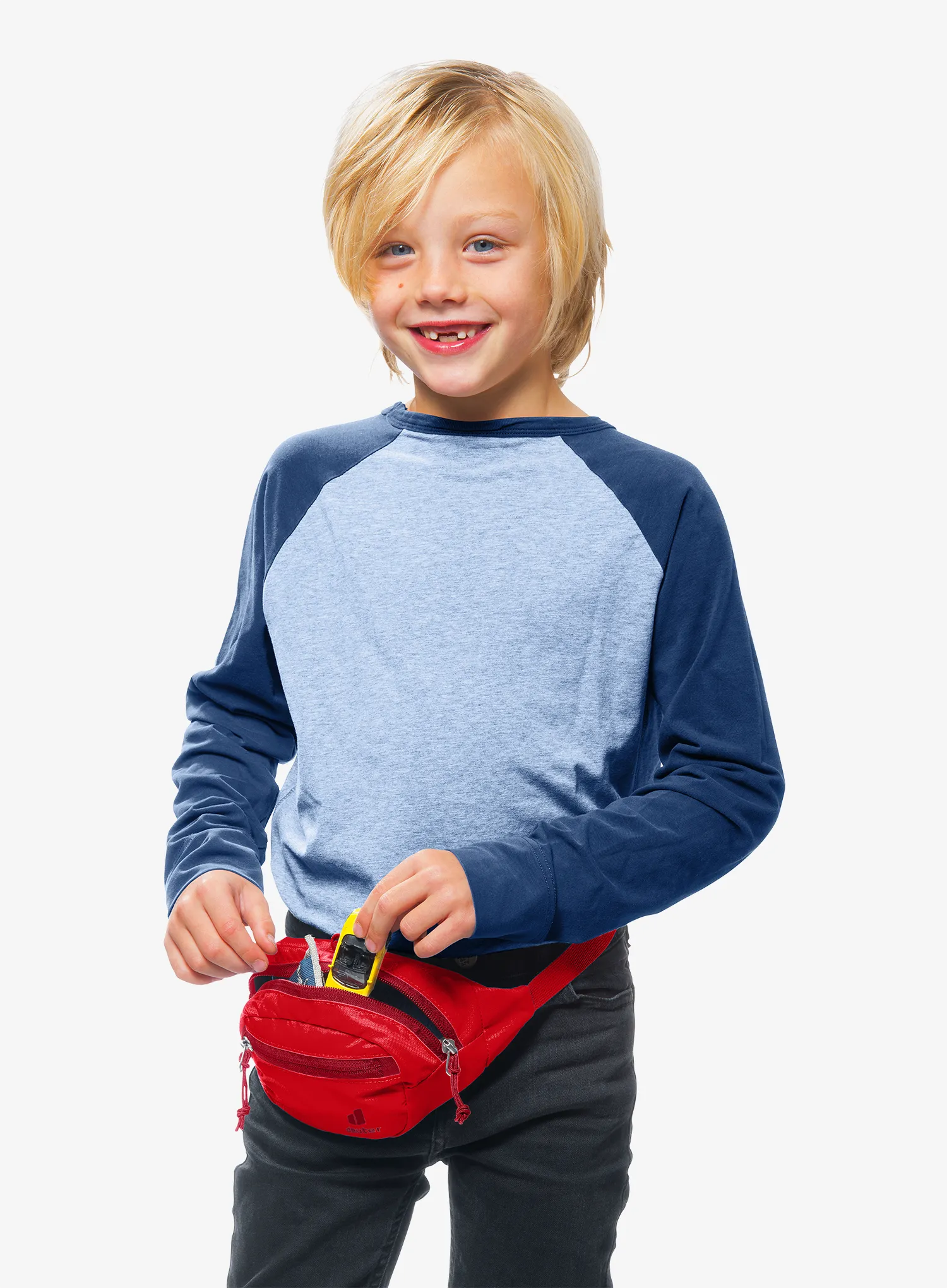 Vaikiška piniginė ant juosmens Deuter Junior Belt - cherry
