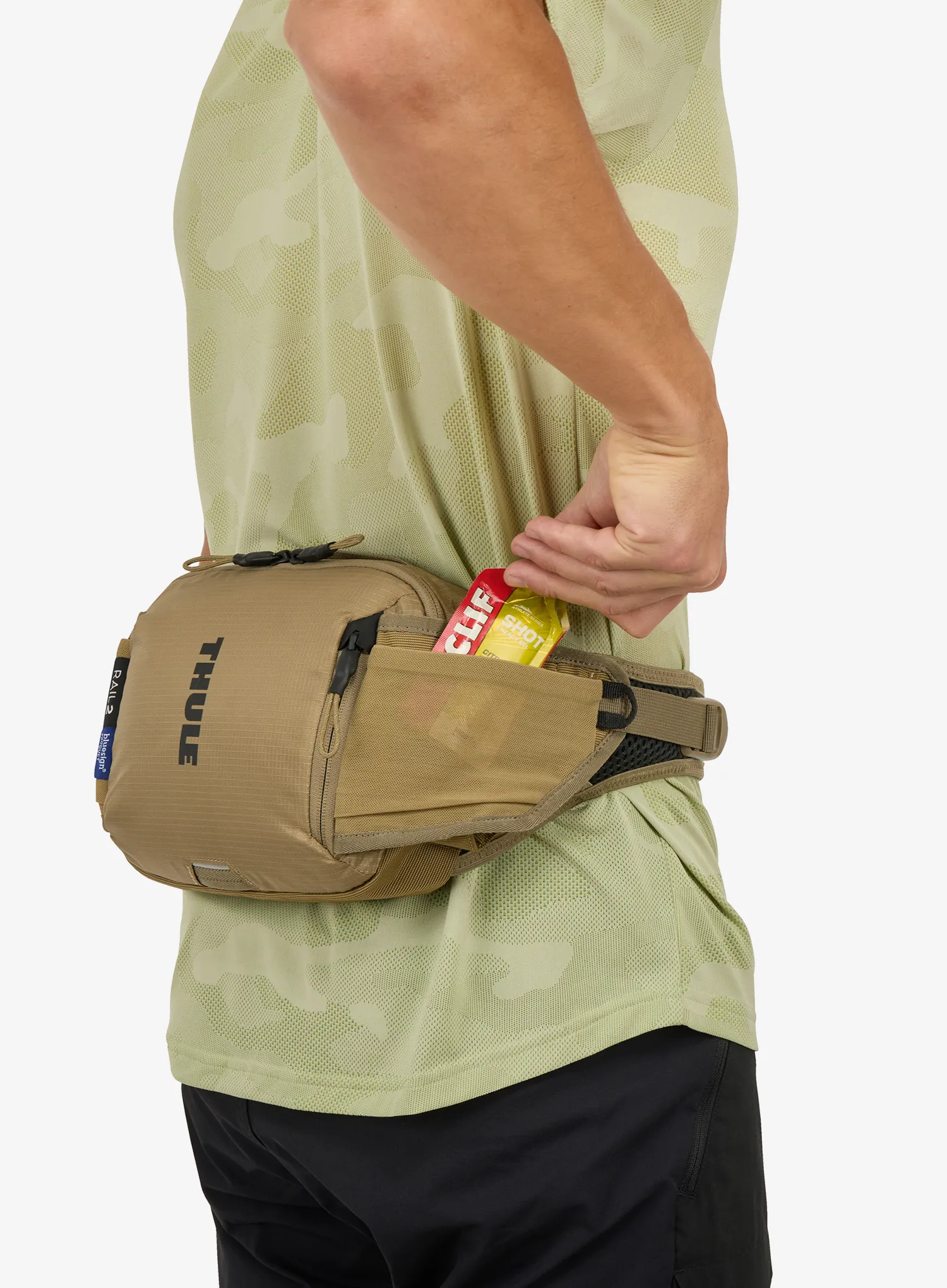 Diržinė piniginė dviratininkui Thule Rail Hip Pack 2L - faded khaki