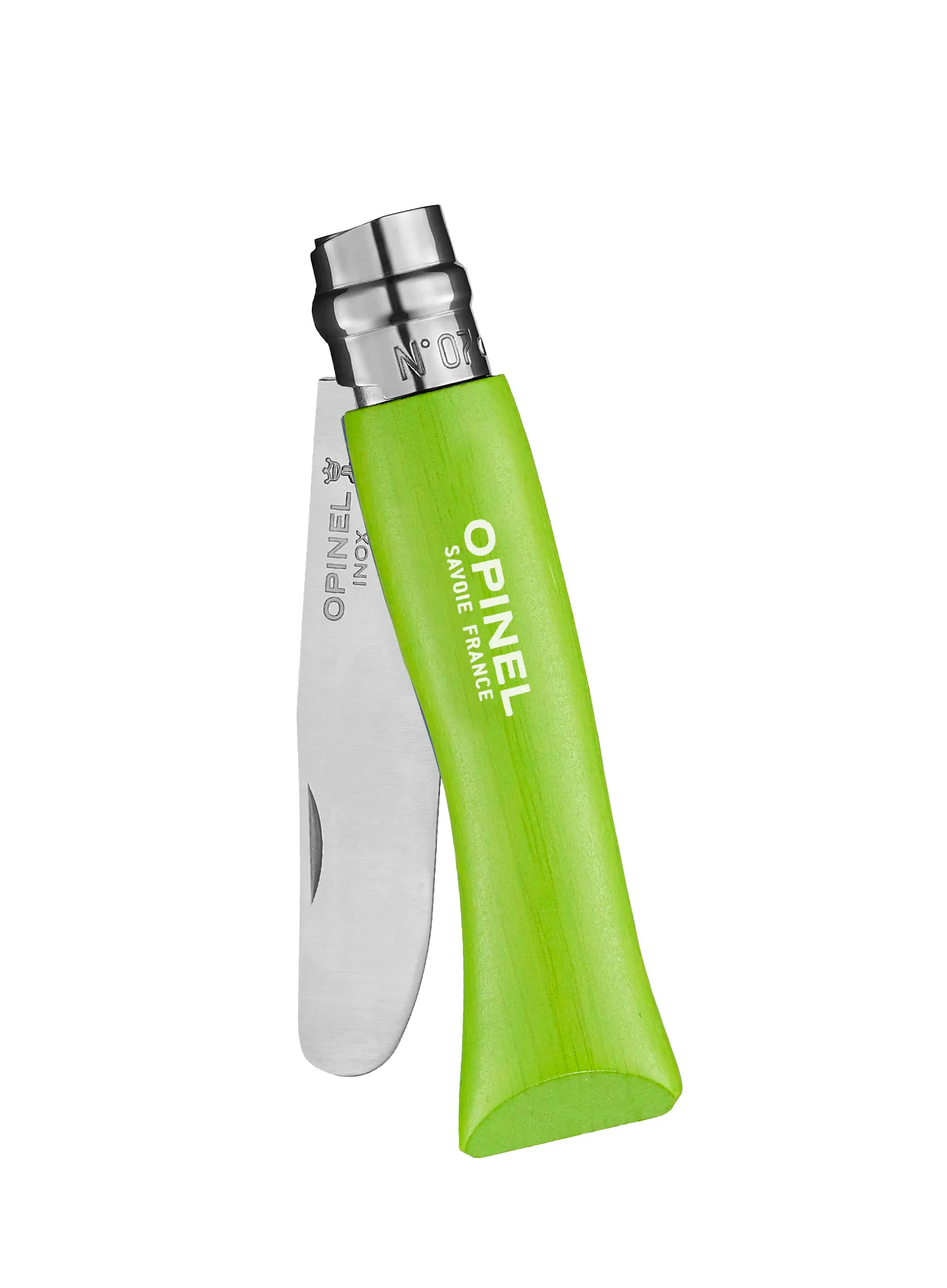 Turistinis peilis Opinel My First Opinel No. 7 - apple green