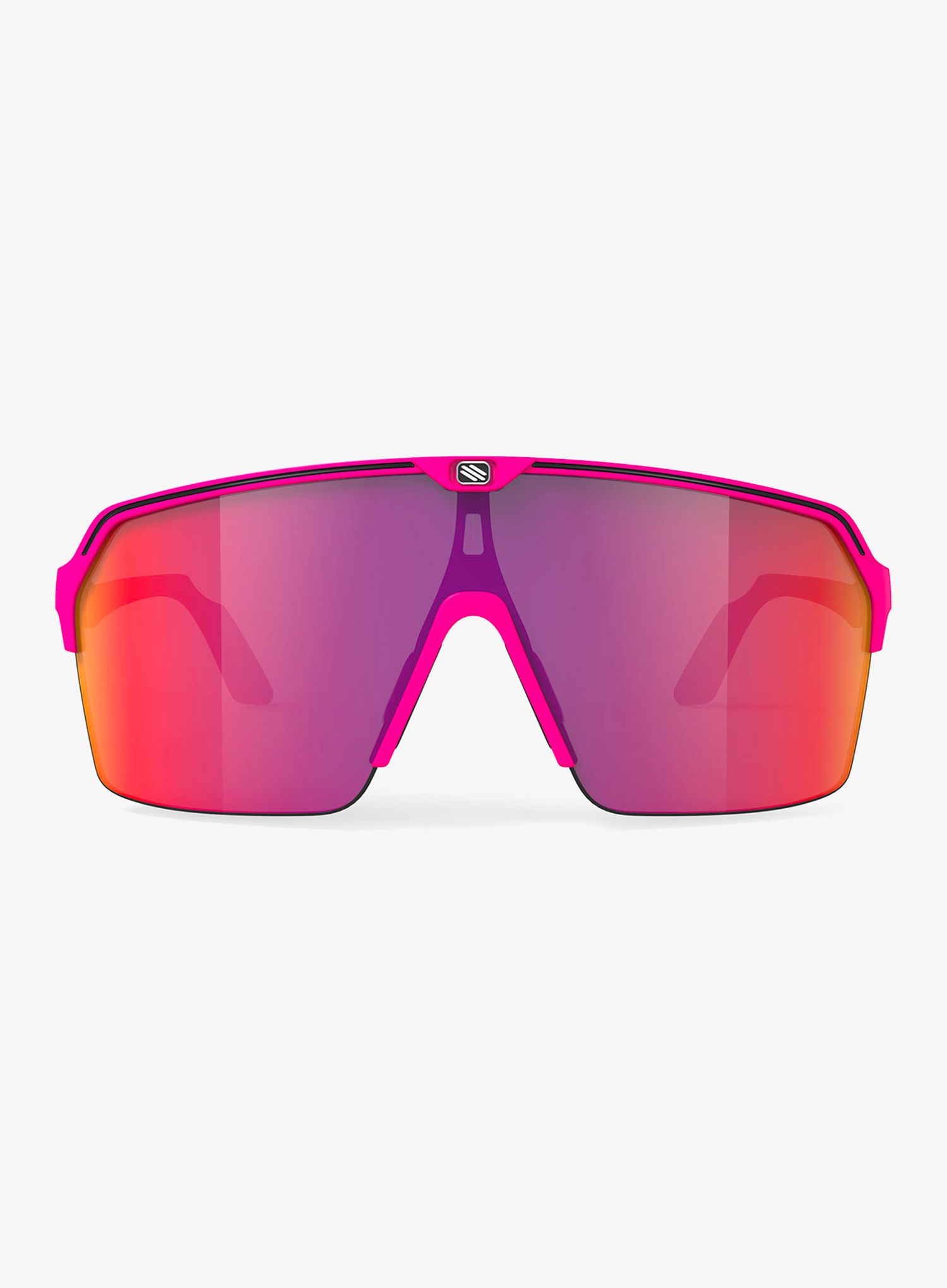 Dviratininko akiniai Rudy Project Spinshield Air - pink fluo matte/multilaser red