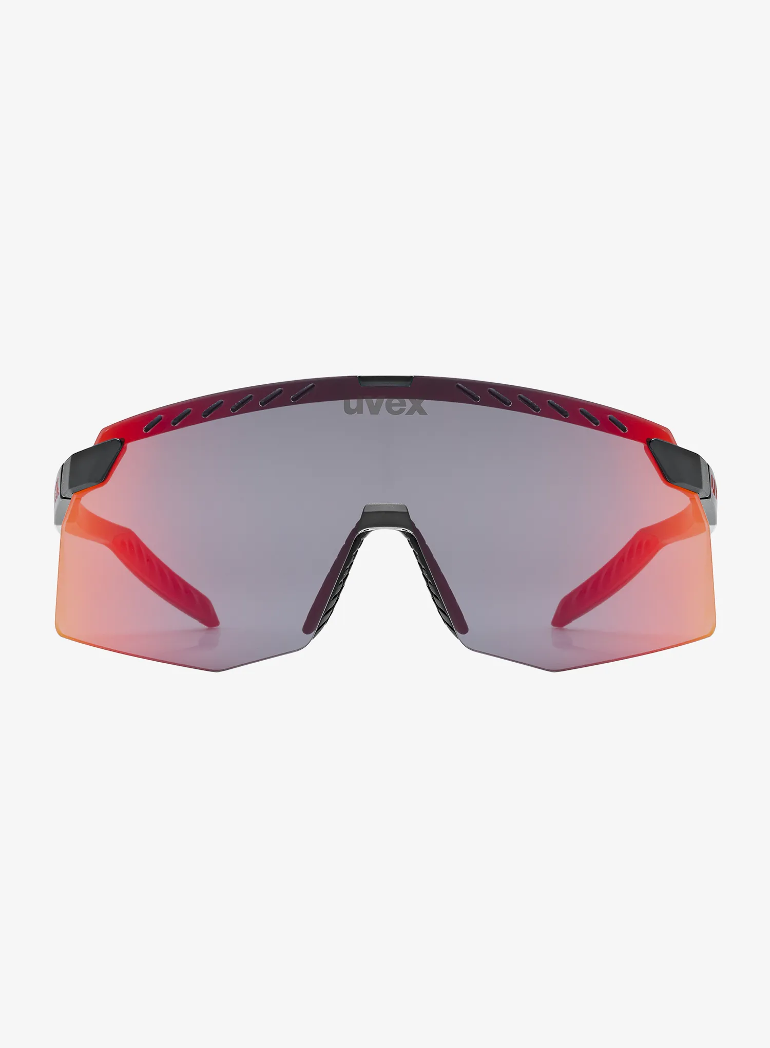 Dviratininko akiniai Uvex Pace Stage - black matt/mir.red