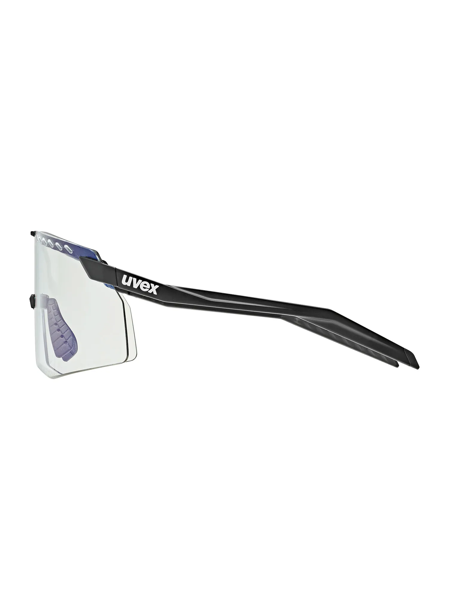 Dviratininko akiniai Uvex Pace Stage V - black matt/mirror blue