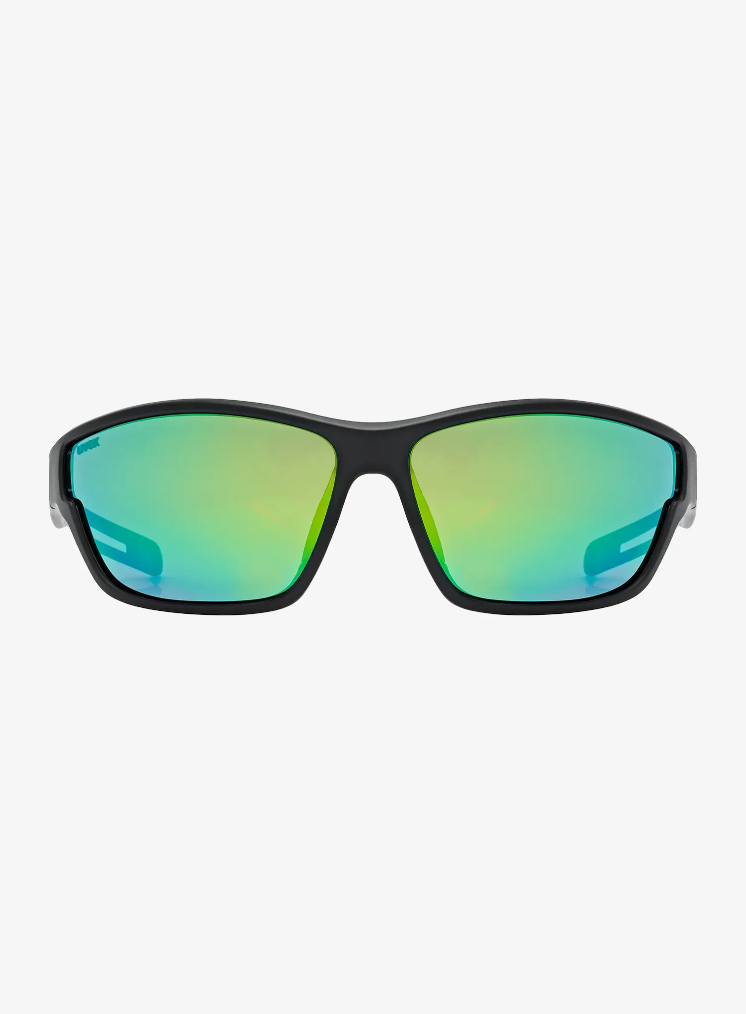 Dviratininko akiniai Uvex Sportstyle 806 - black matt/mirror green