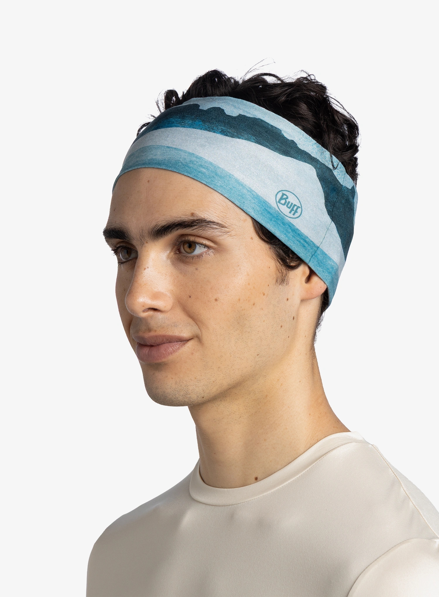 Galvos apdangalas Buff Coolnet UV Wide Headband - aler teal