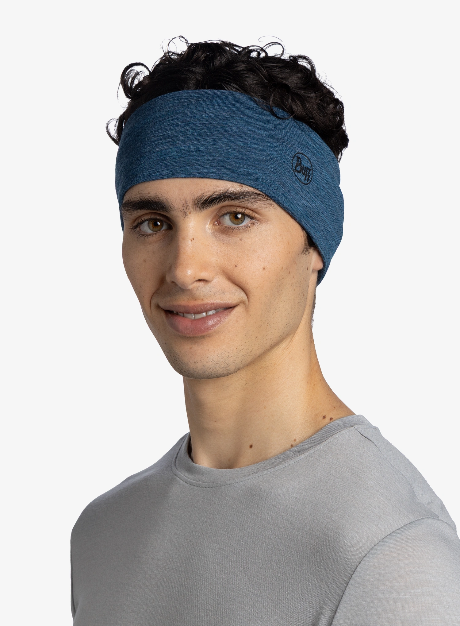 Galvos apdangalas Buff Merino Lightweight Headband - multistripes tempest