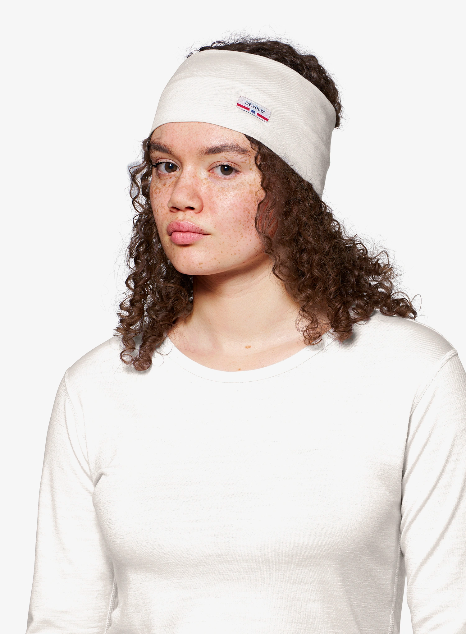Galvos apdangalas Devold Breeze Plus Merino 200 Headband - white