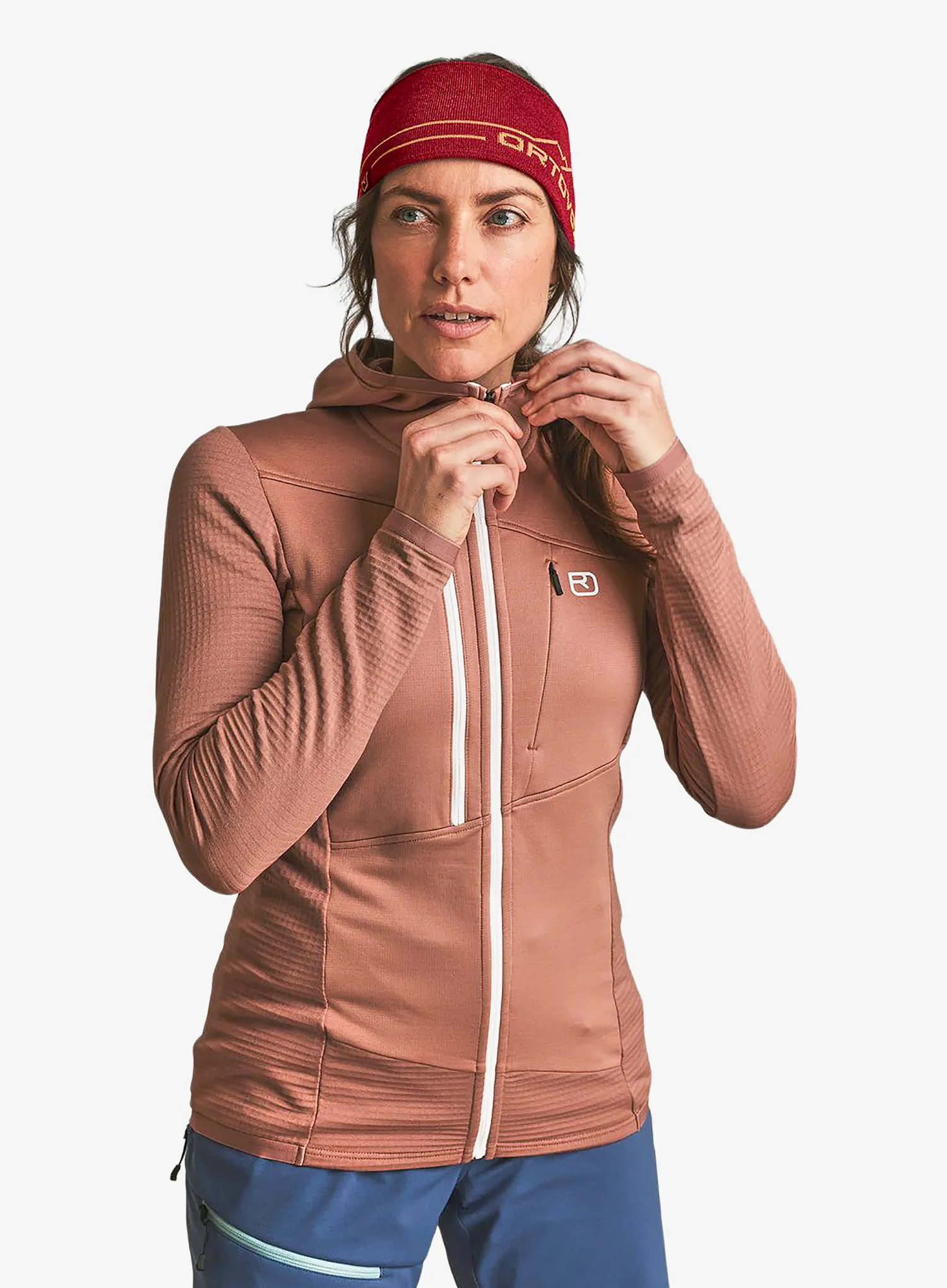 Galvos apdangalas Ortovox Peak Headband - red malbec