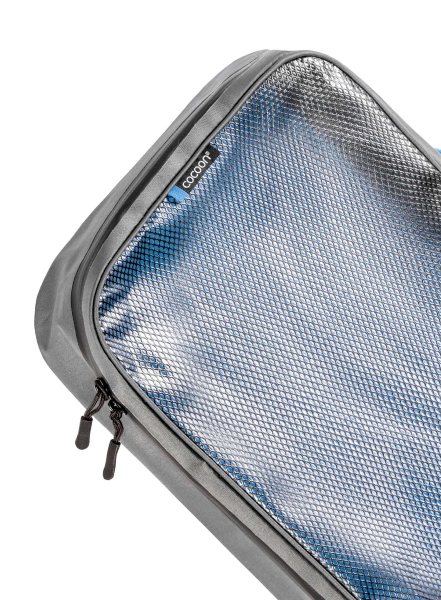 Kelioninis dėklas Cocoon Packing Cube - Laminated Net Top L - grey/blue