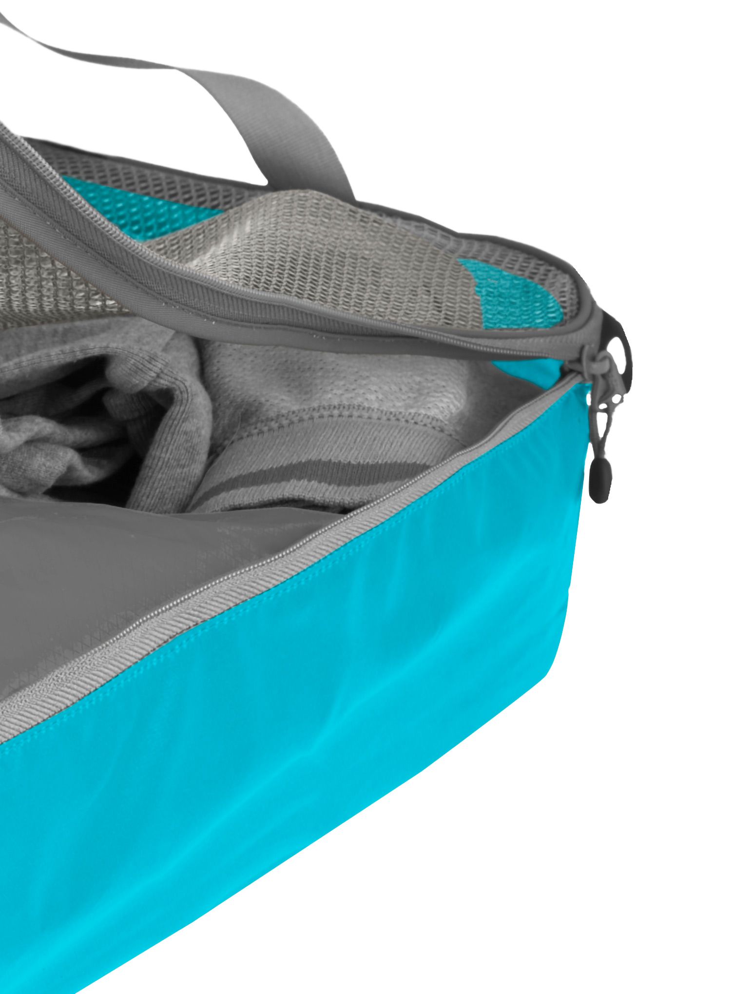 Kelioninis dėklas Sea To Summit Ultra-Sil Garment Mesh Bag Large - blue atoll