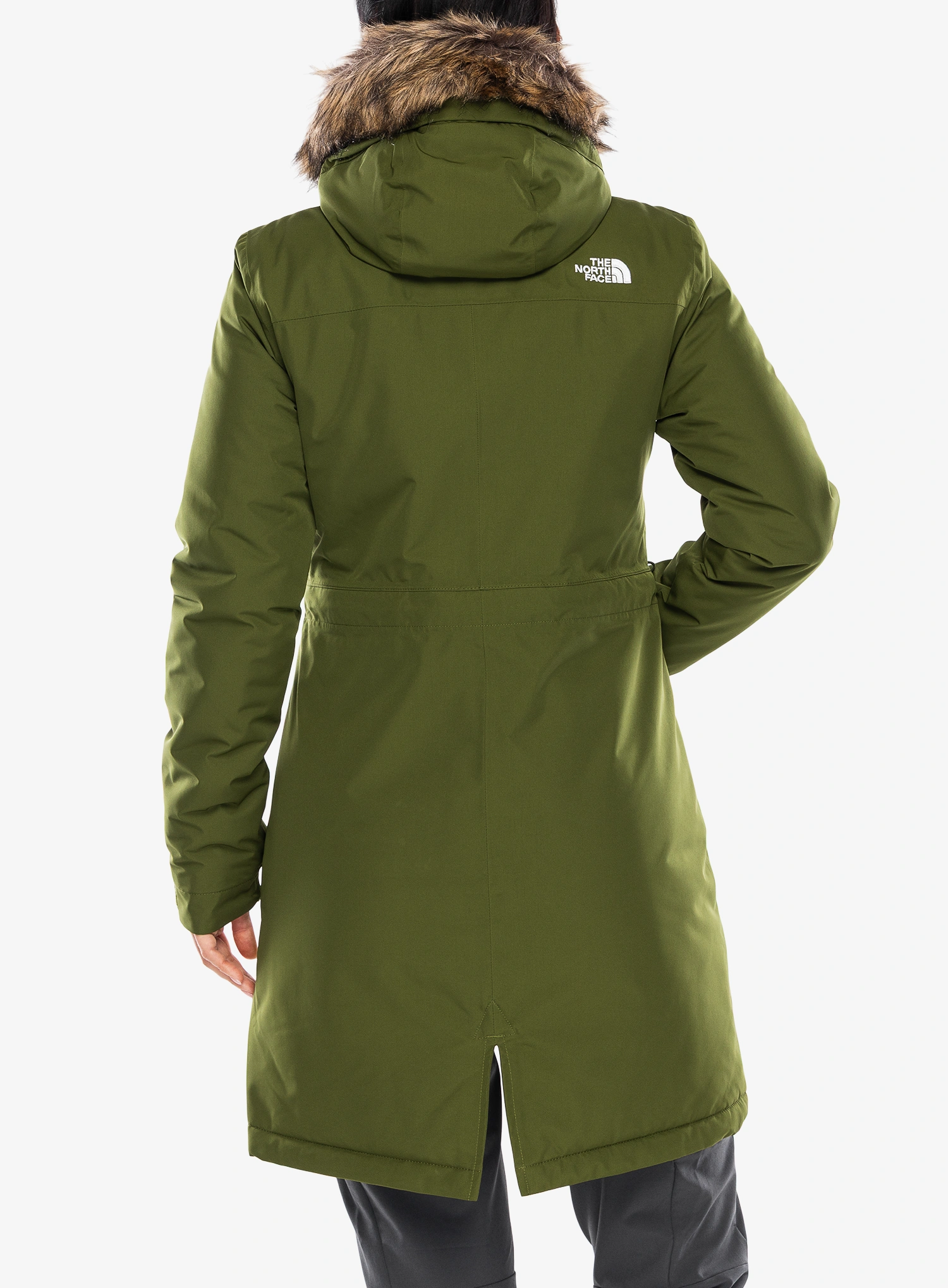 Žieminė moteriška striukė The North Face Zaneck Parka - woodland green