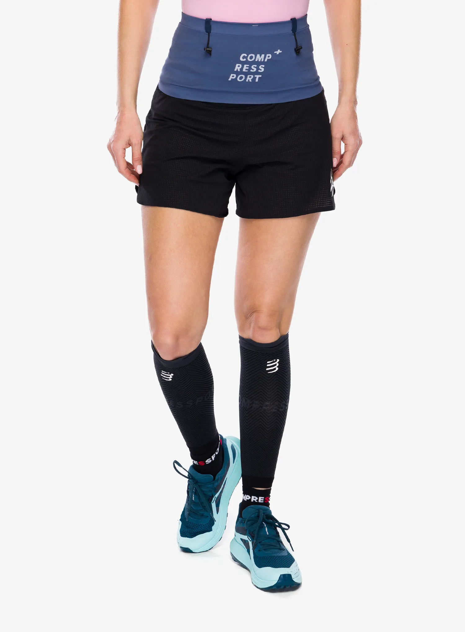 Bėgimo diržas Compressport Free Belt Pro - indigo