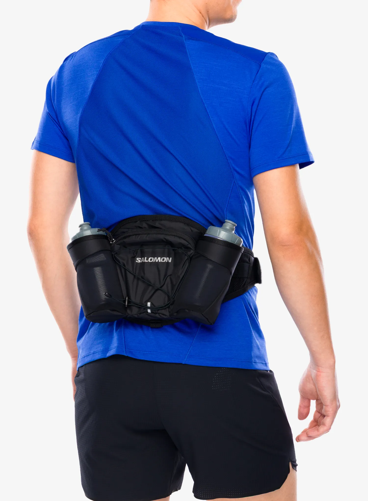 Bėgimo diržas Salomon Cross Belt 2 Bottles - ebony/black