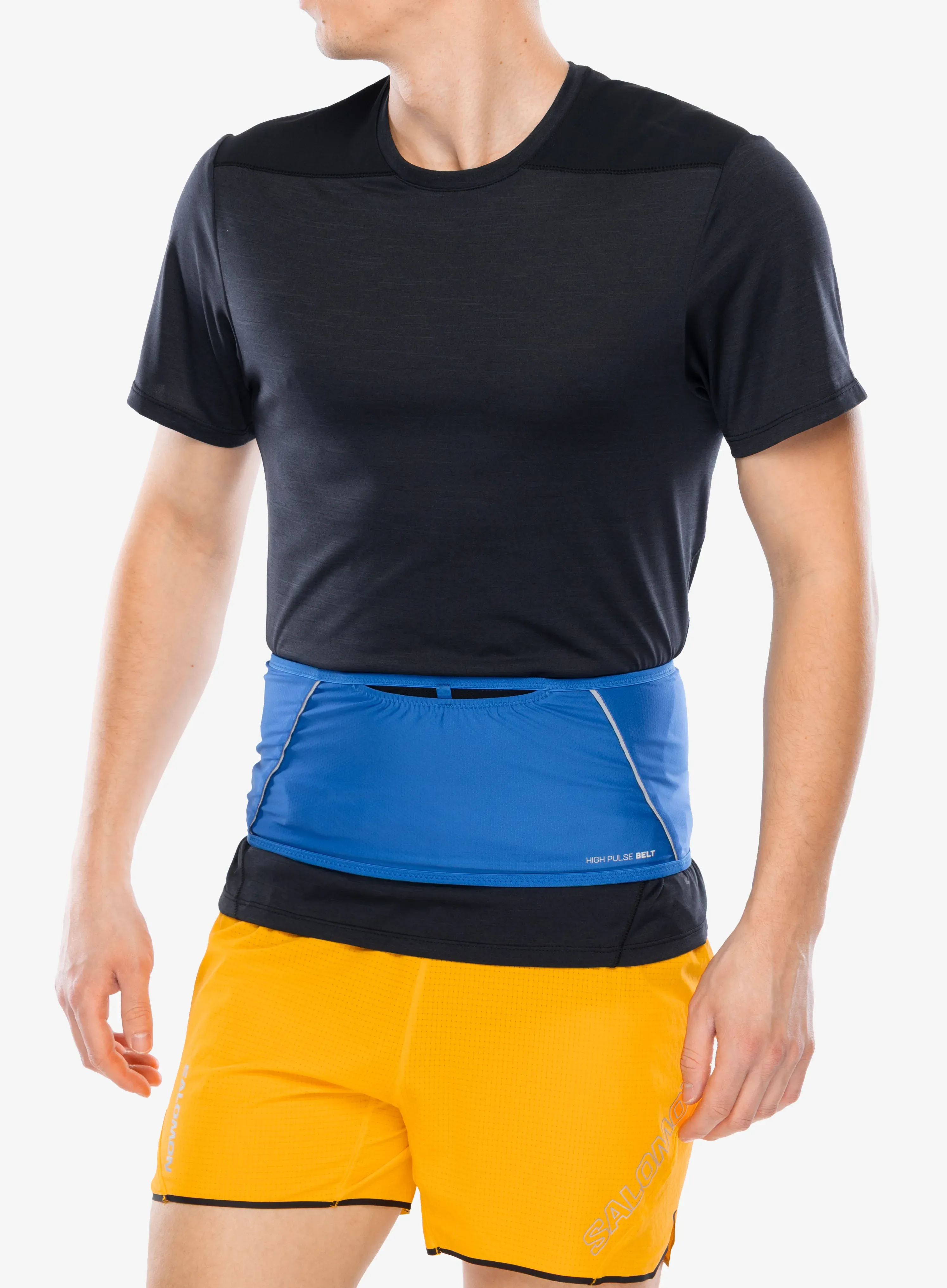 Bėgimo diržas Salomon High Pulse Belt - nautical blue