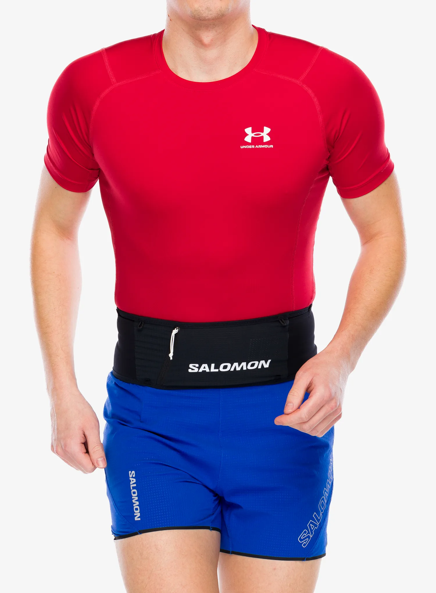 Bėgimo diržas Salomon S/Lab Belt - black/white