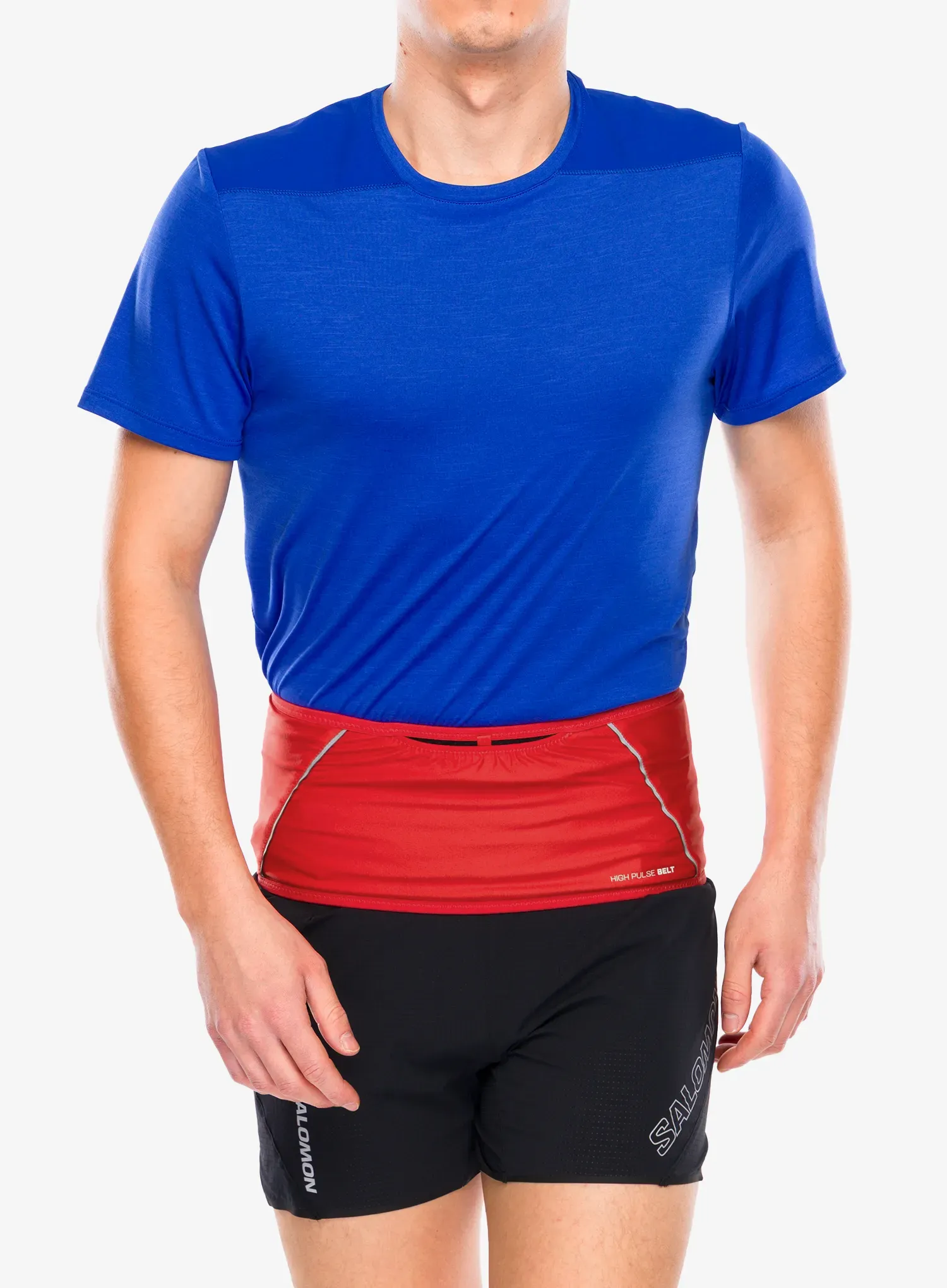 Bėgimo diržas Salomon High Pulse Belt - high risk red/black