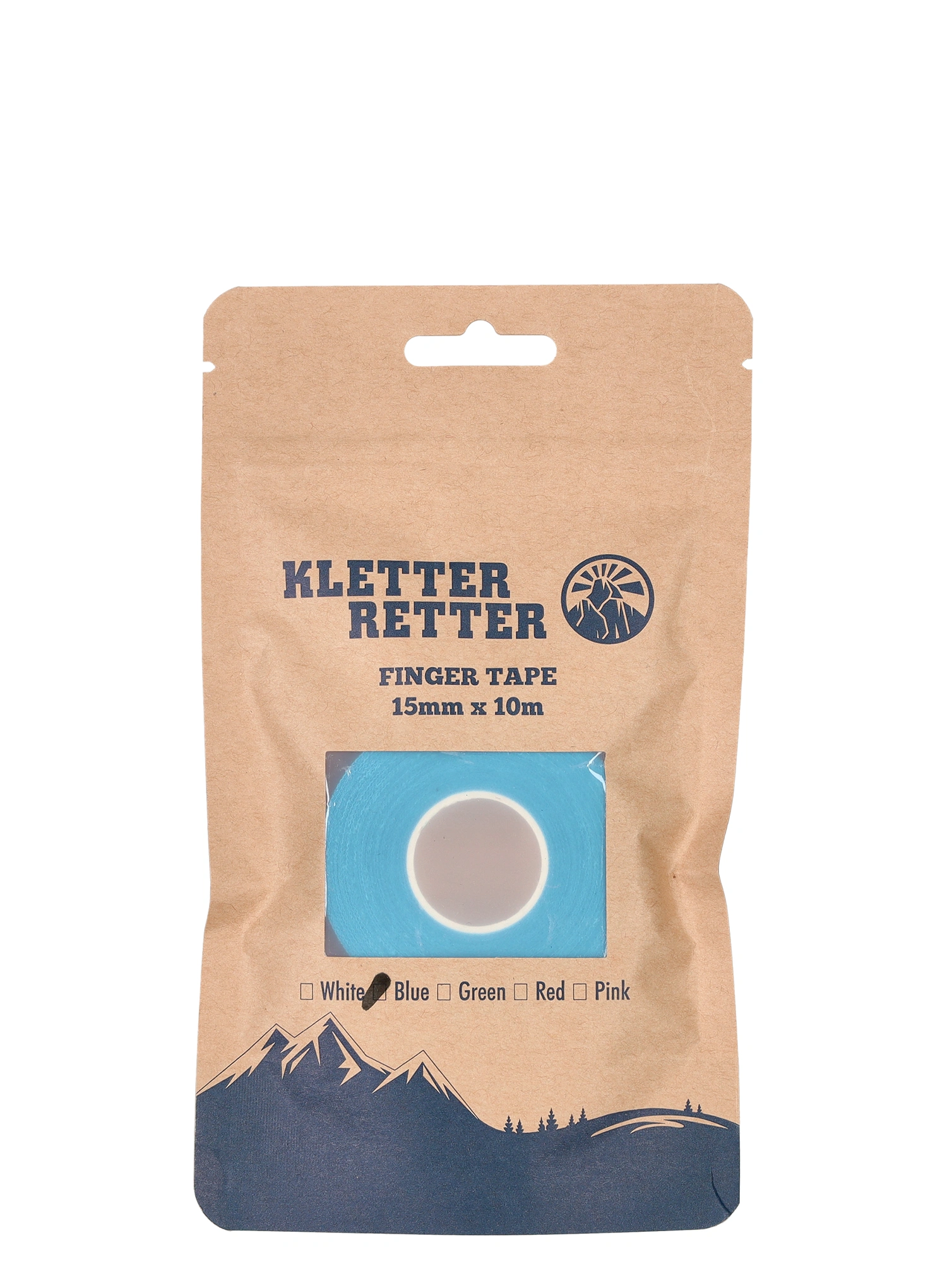 Teipavimo pleisteris Kletter Retter Finger Tape 15 mm 10 m - blue