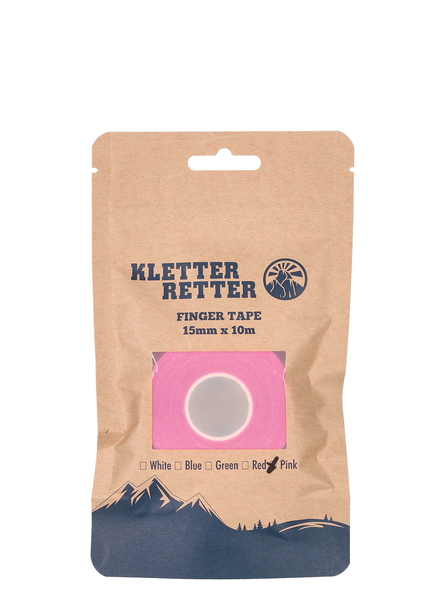 Teipavimo pleisteris Kletter Retter Finger Tape 15 mm 10 m - pink
