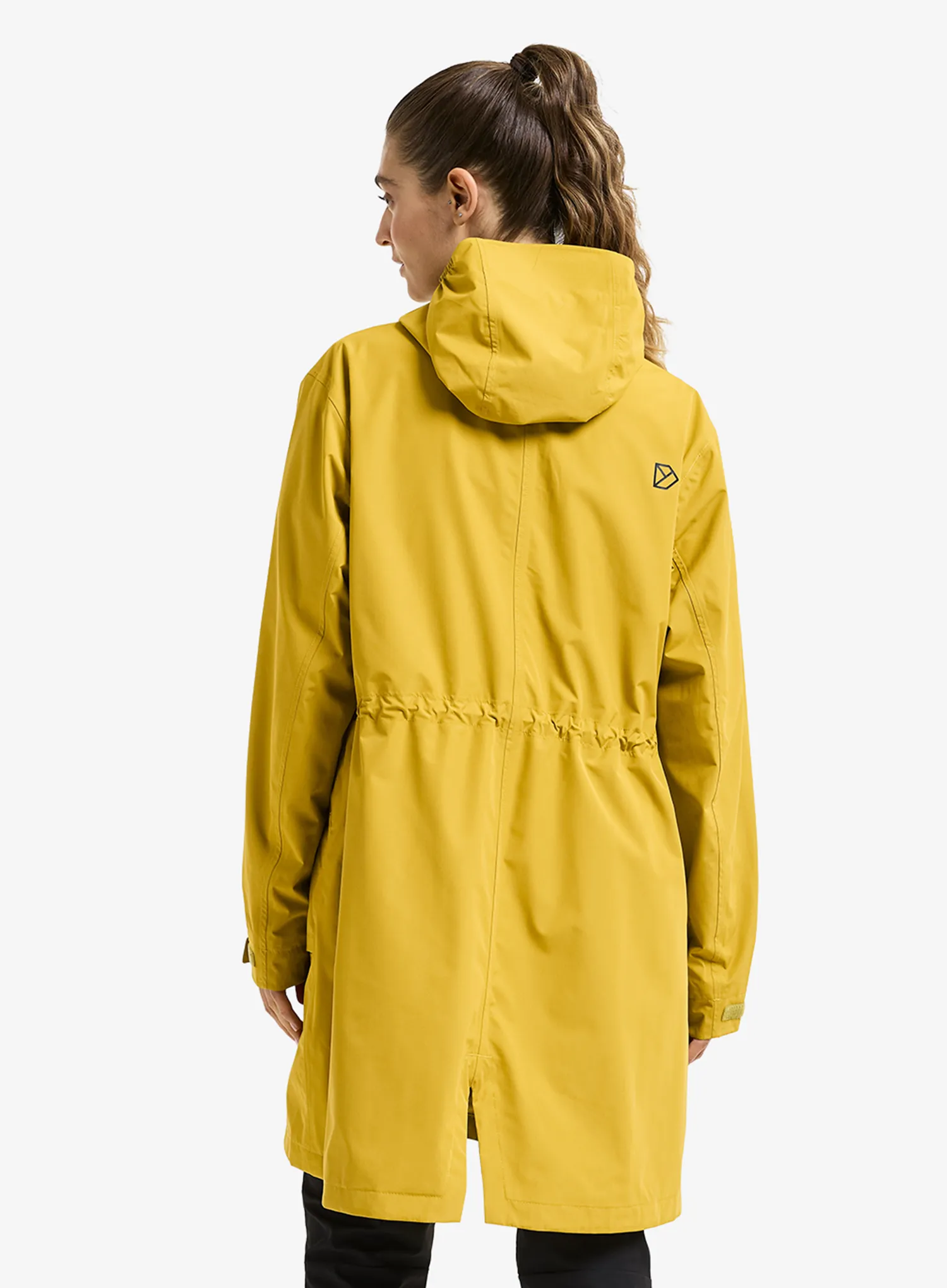 Striukė nuo lietaus moterims Didriksons Eliana Parka - yellow pollen