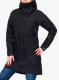 Striukė nuo lietaus moterims Didriksons Thelma Parka 10 - black