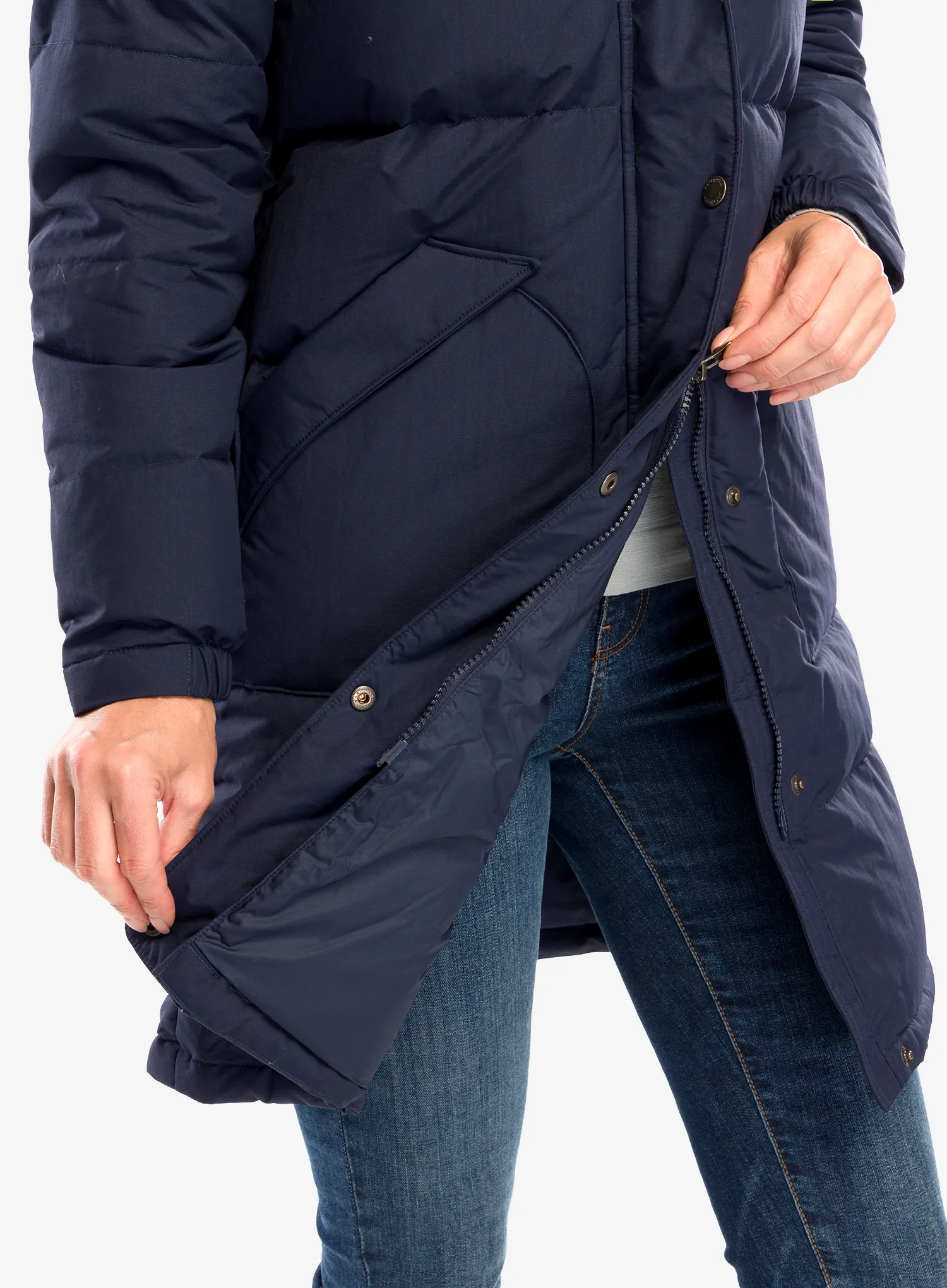 Moteriškas paltas Patagonia Downdrift Parka - sunken blue