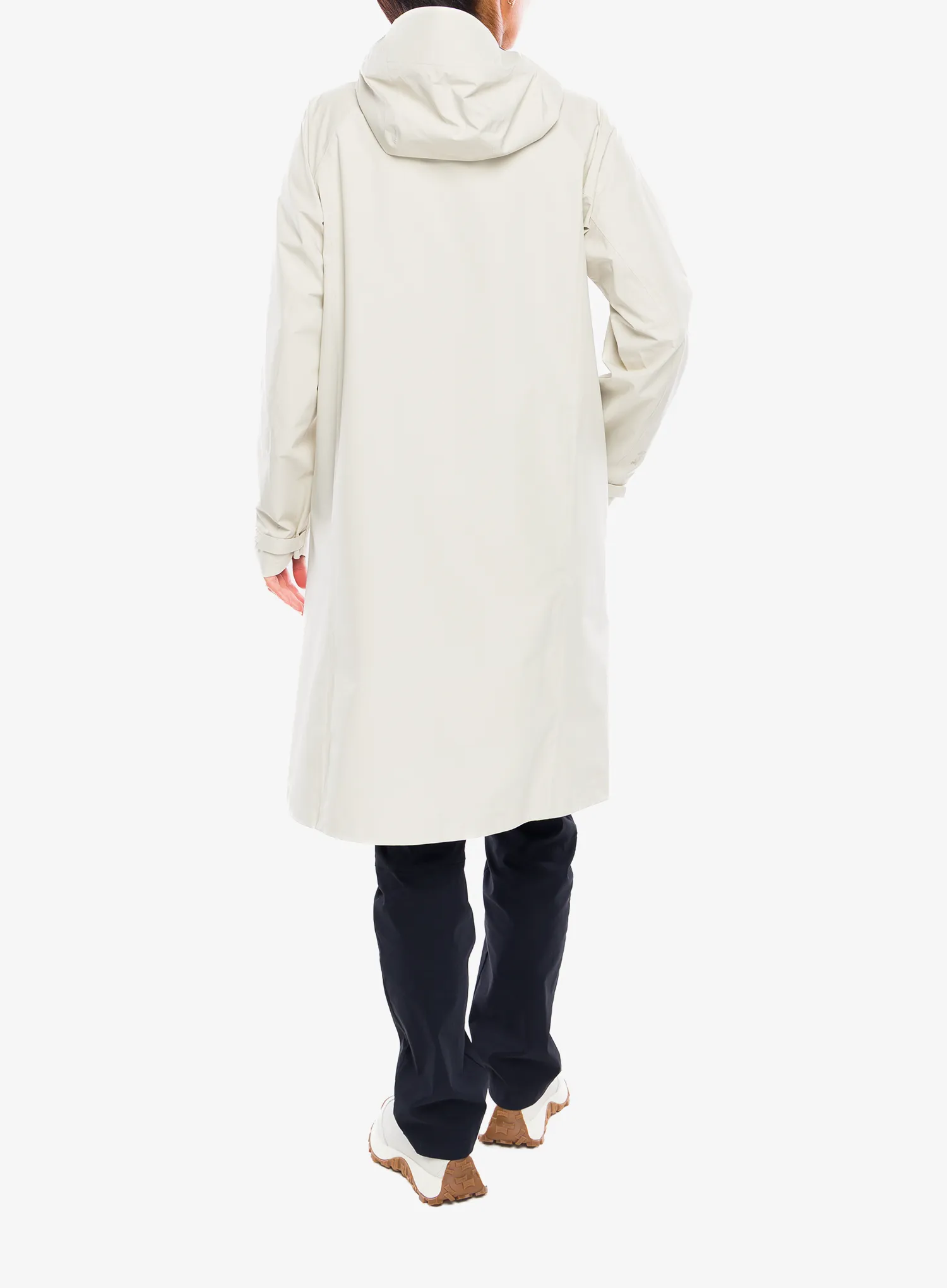 Moteriškas paltas Peak Performance Treeline Shell Parka - sand fog