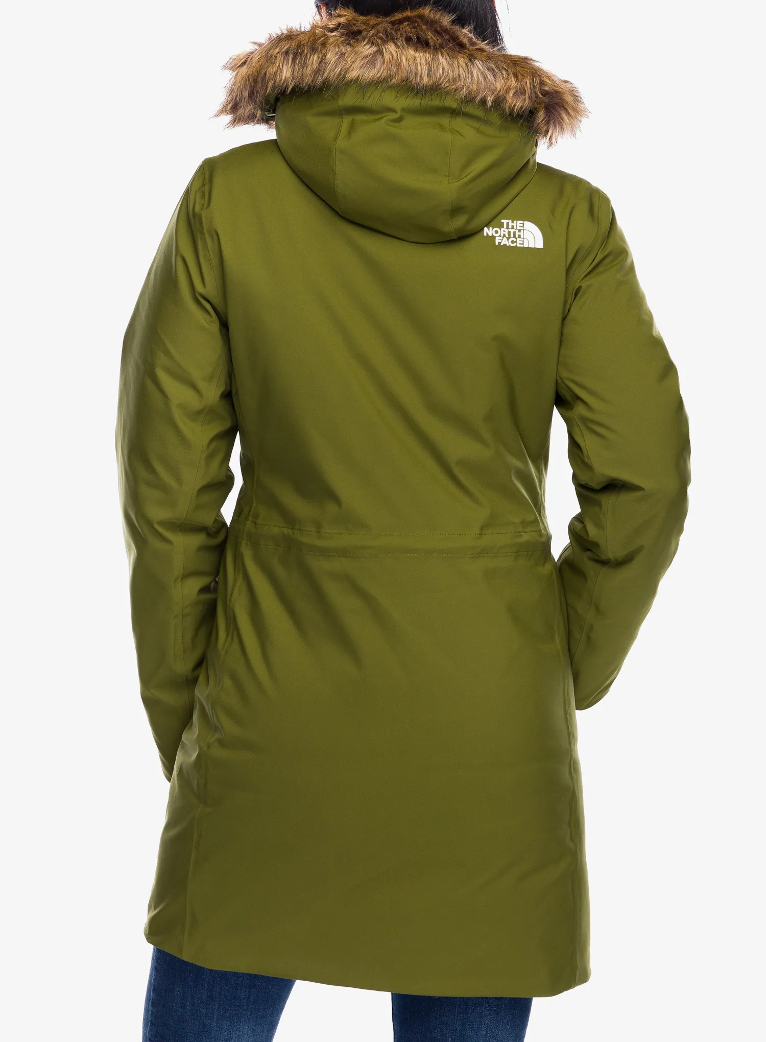 Žieminė moteriška striukė The North Face Arctic Parka - forest olive