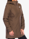 Moteriška striukė The North Face Hikesteller Insulated Parka - smokey brown