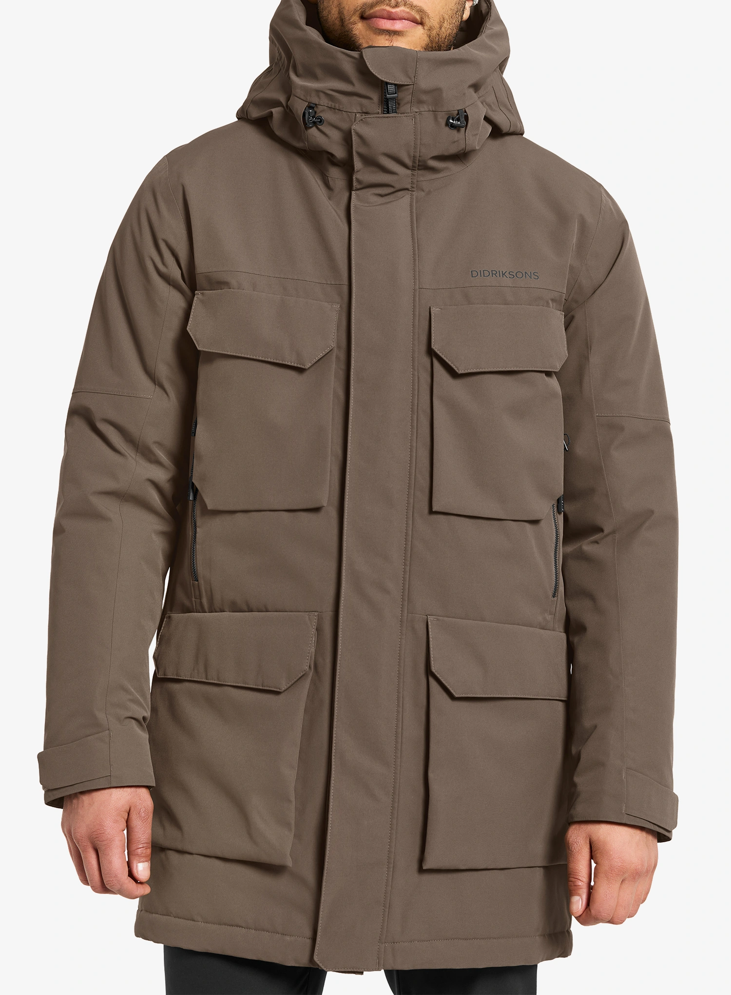 Šilta striukė Didriksons Drew Parka 8 - mocha brown