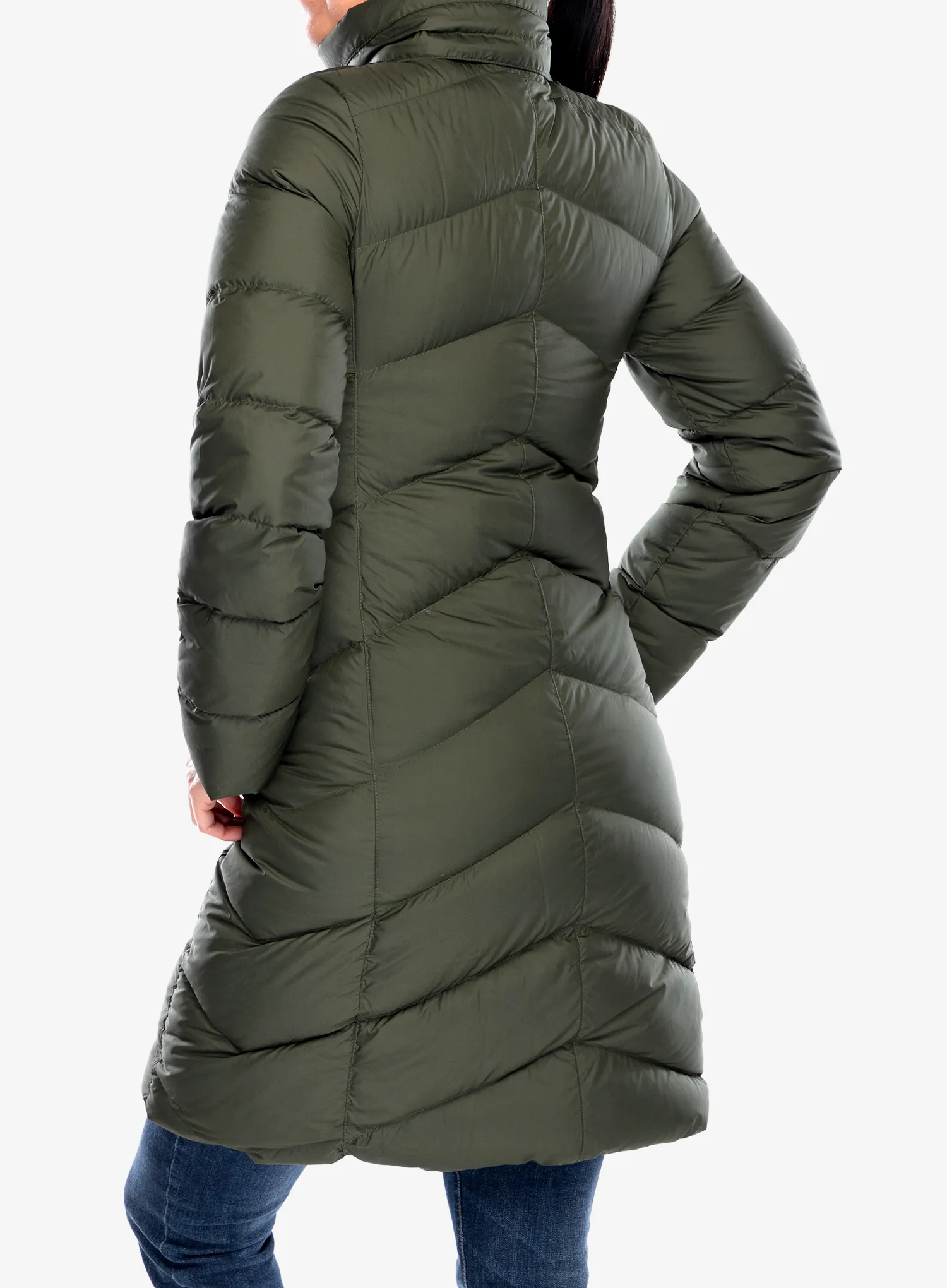Moteriškas pūkinis paltas Marmot Montreaux Coat - nori