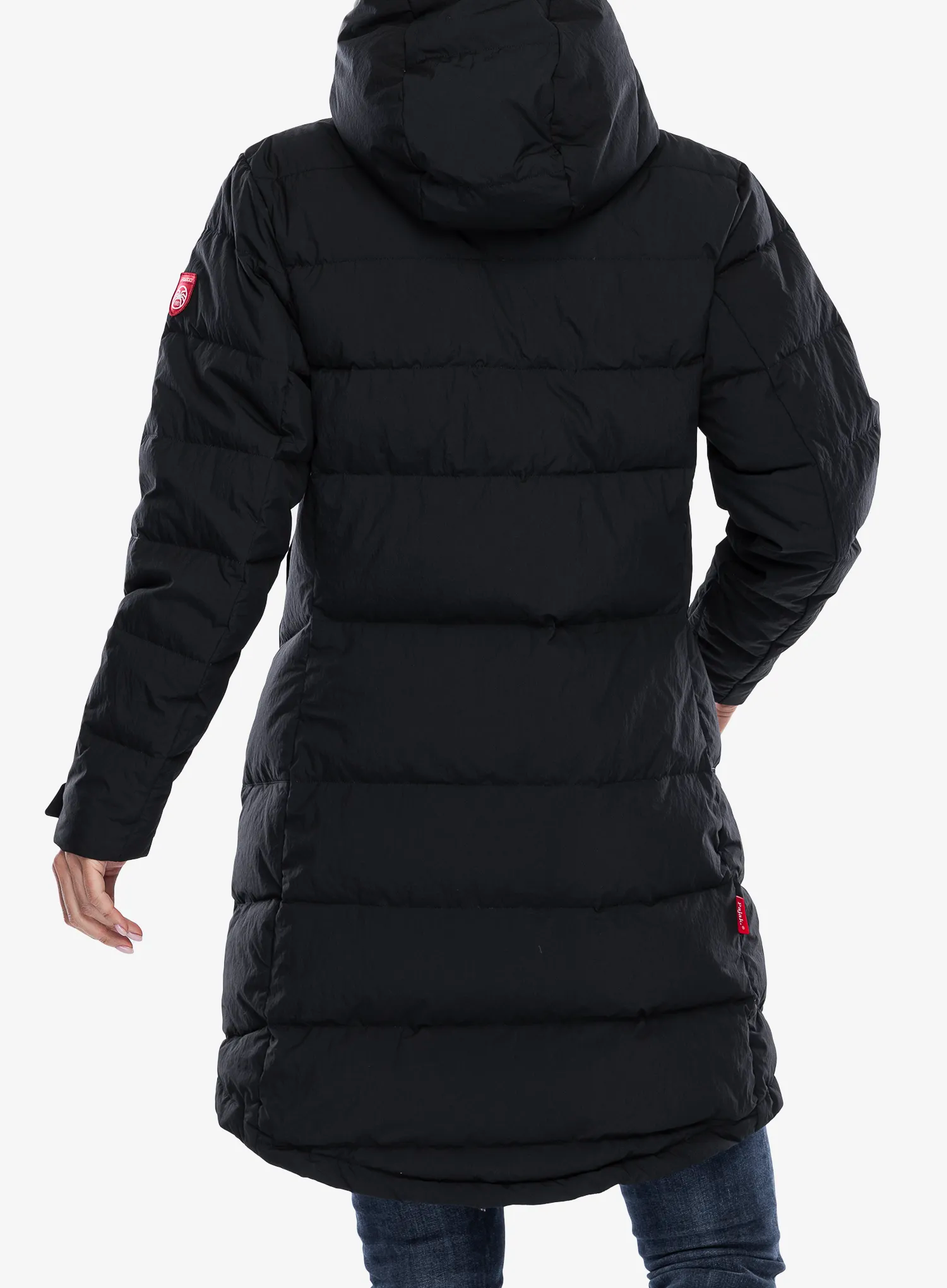 Moteriškas pūkinis paltas Pajak The Coat - black
