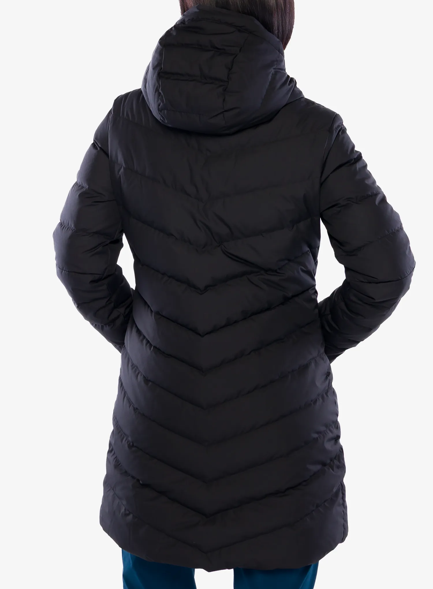 Moteriškas pūkinis paltas Vaude Annecy Down Coat - black uni