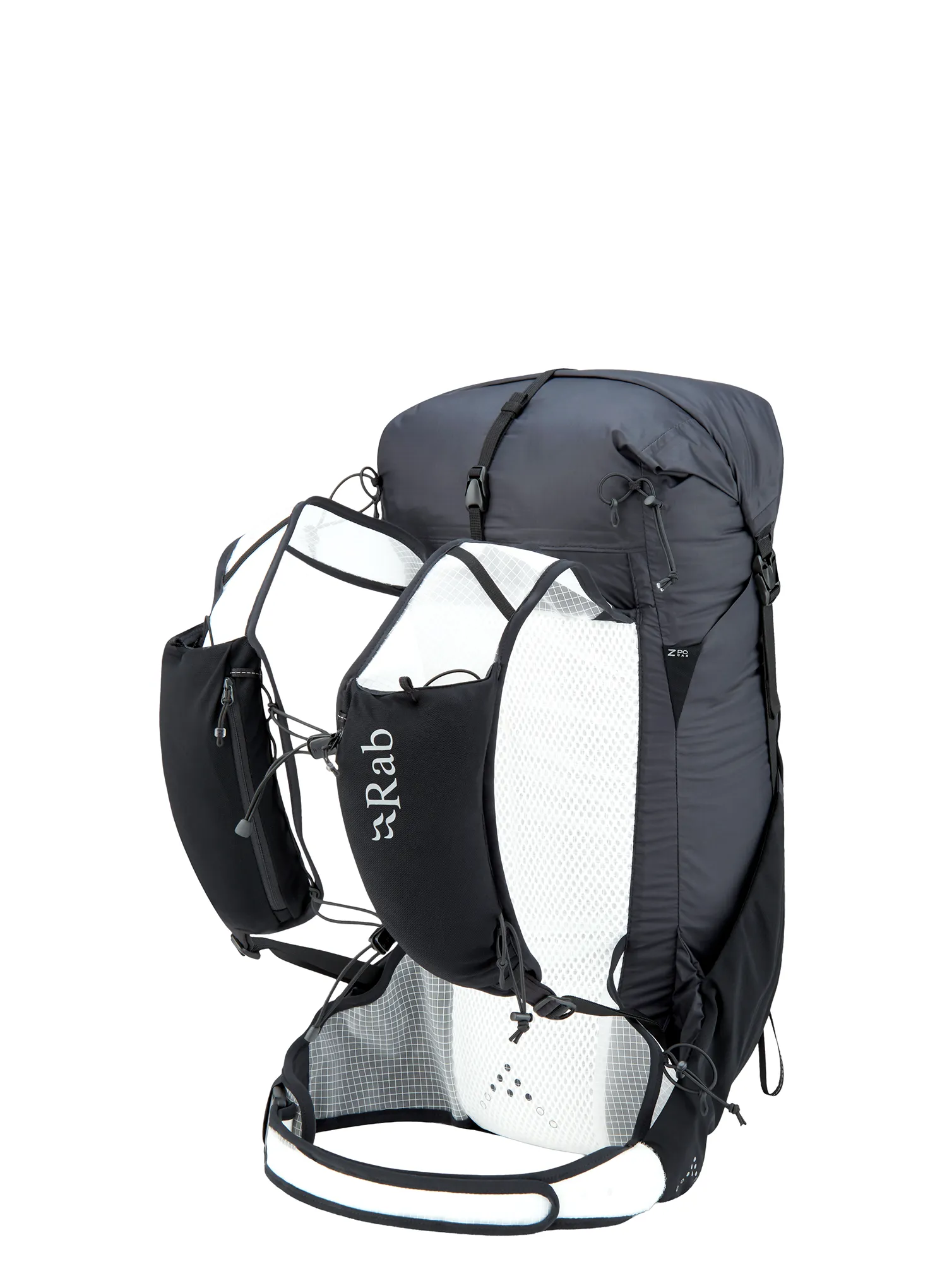 Bėgimo kuprinė Rab Veil XP 20 - black
