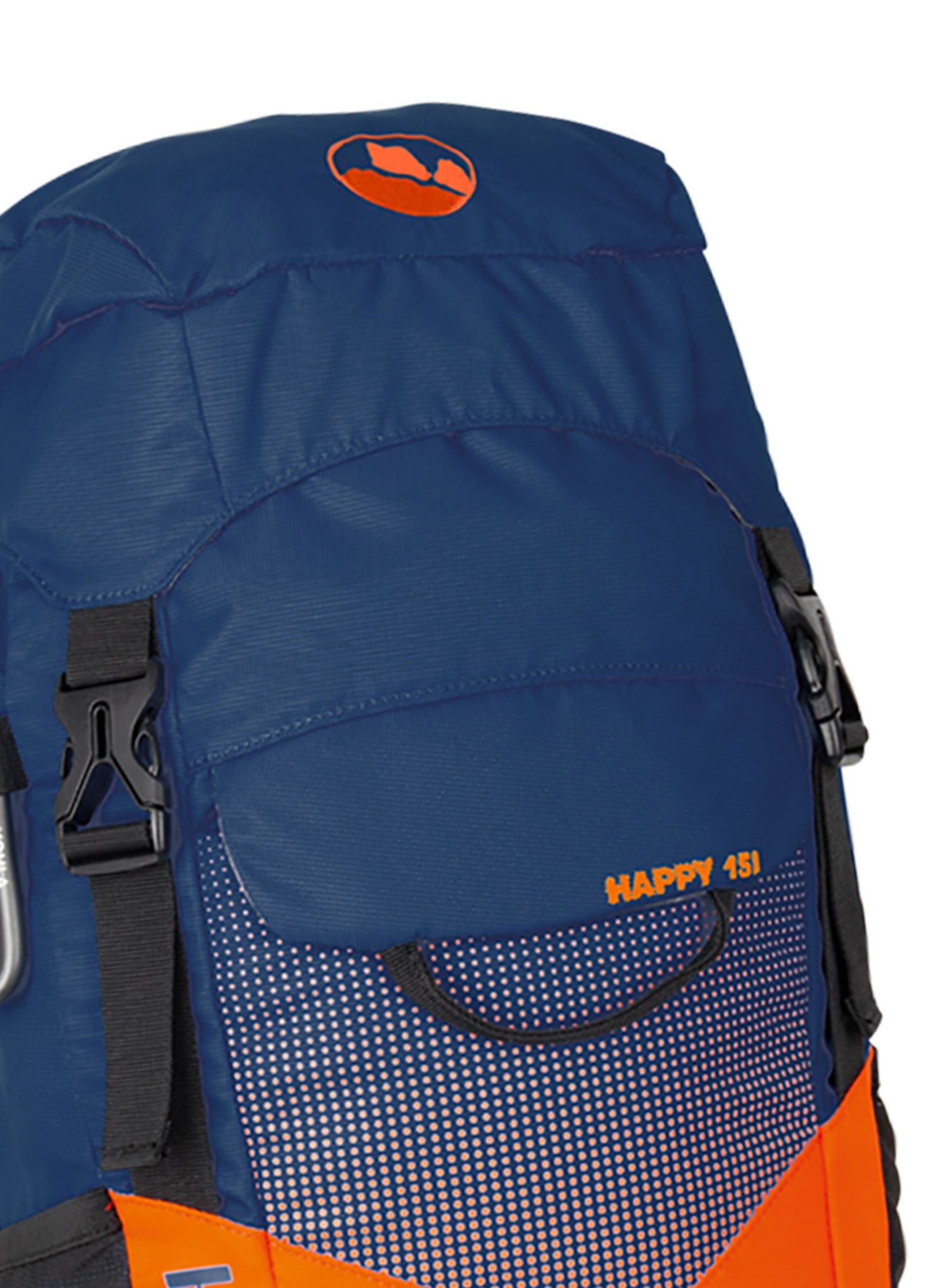 Kūdikio kuprinė Kohla Happy 15L - navy peony/red orange
