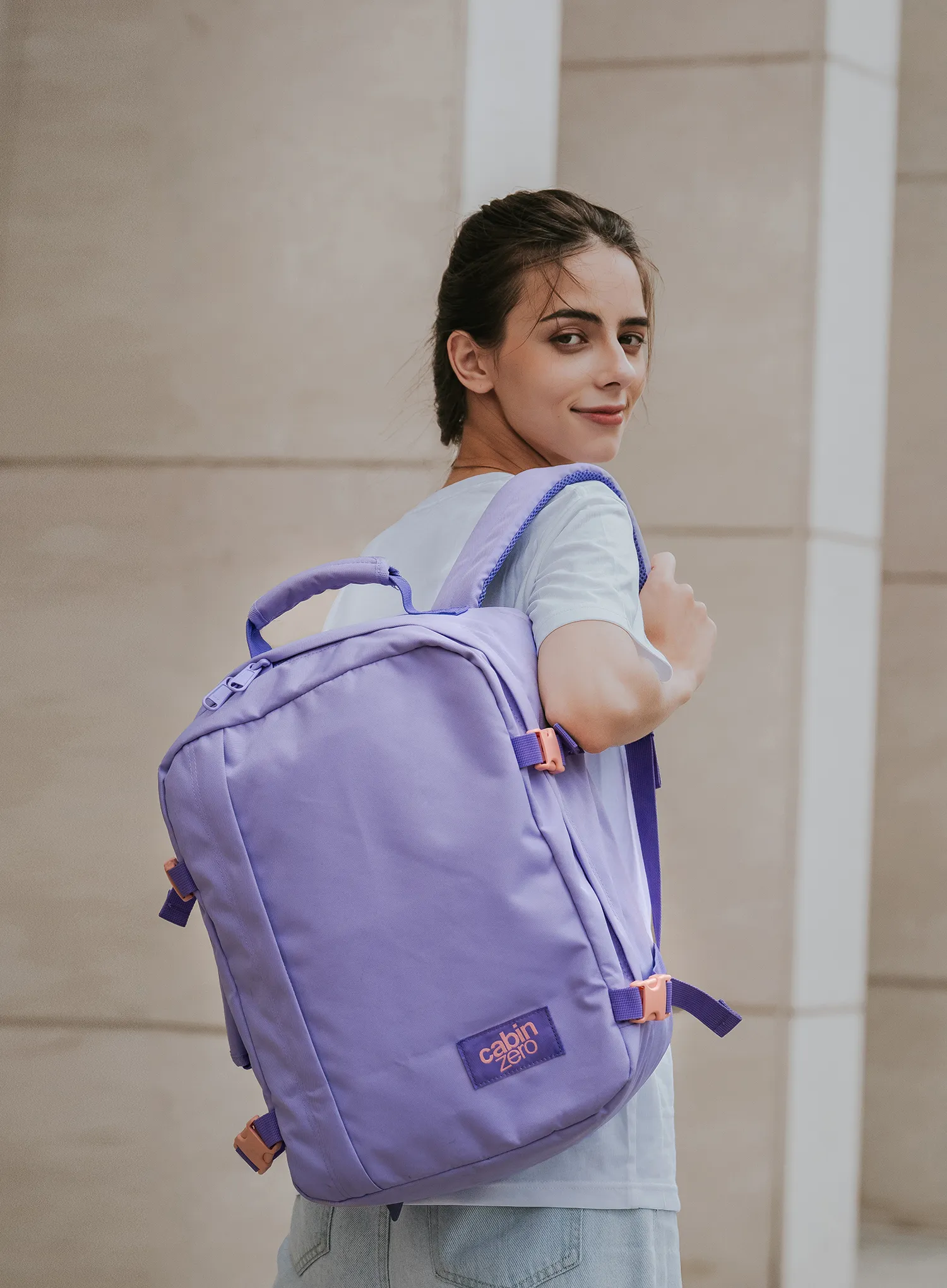 Kuprinė į lėktuvą CabinZero Classic 28 L - smokey violet
