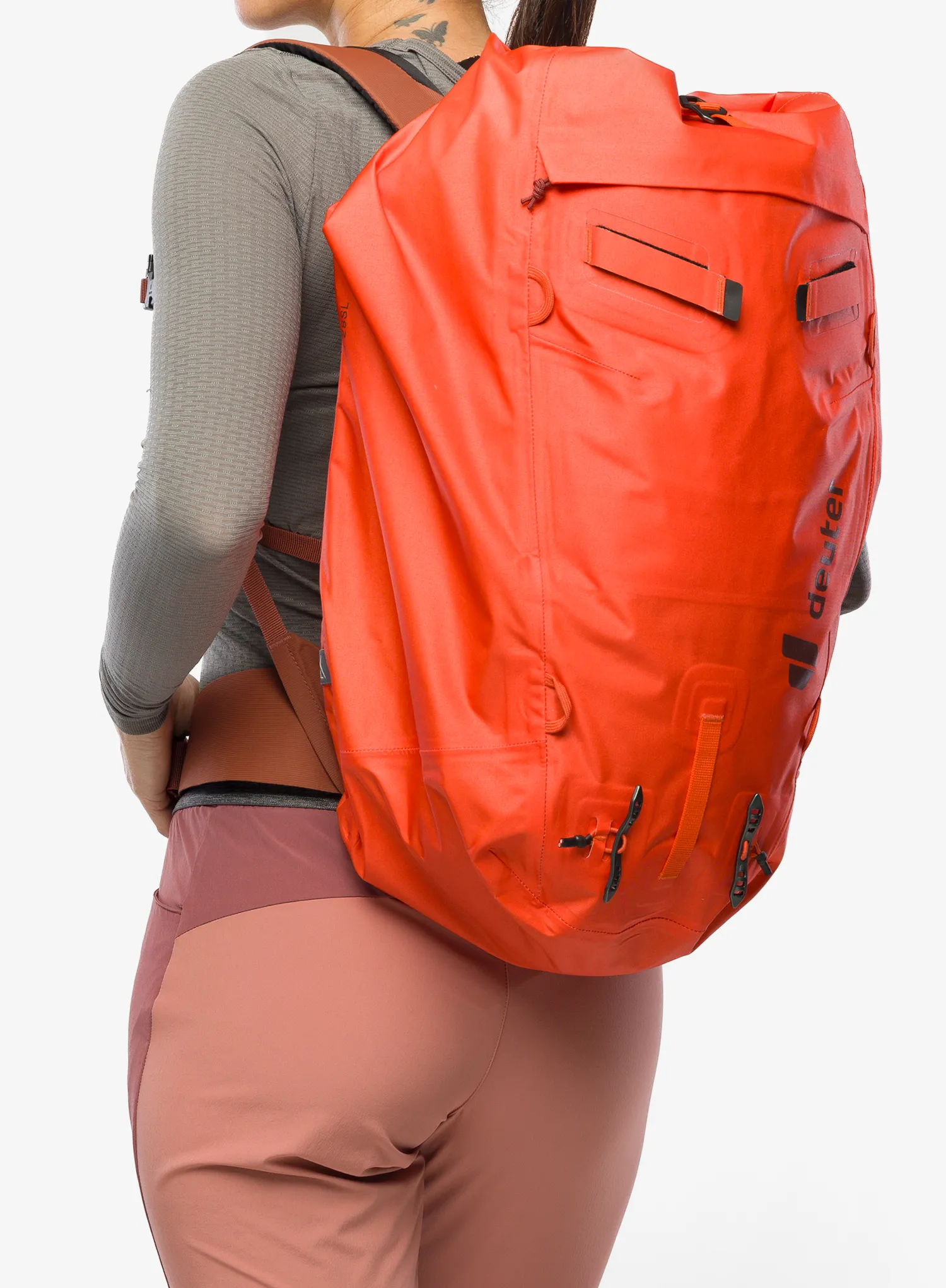 Moteriška alpinistinė kuprinė Deuter Durascent 28 SL - papaya/redwood