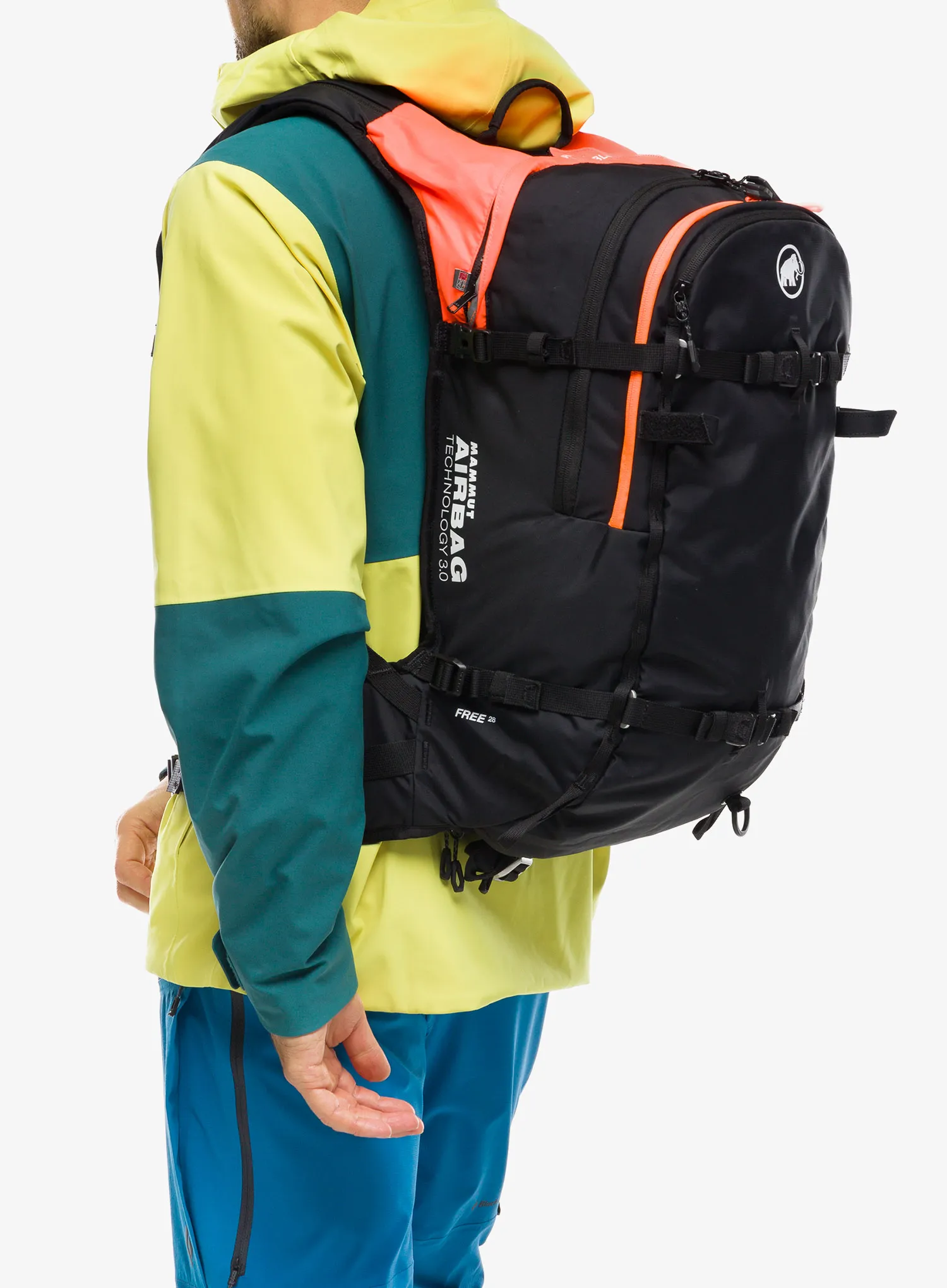 Lavininė kuprinė Mammut Free 28 Removable Airbag 3.0 - black